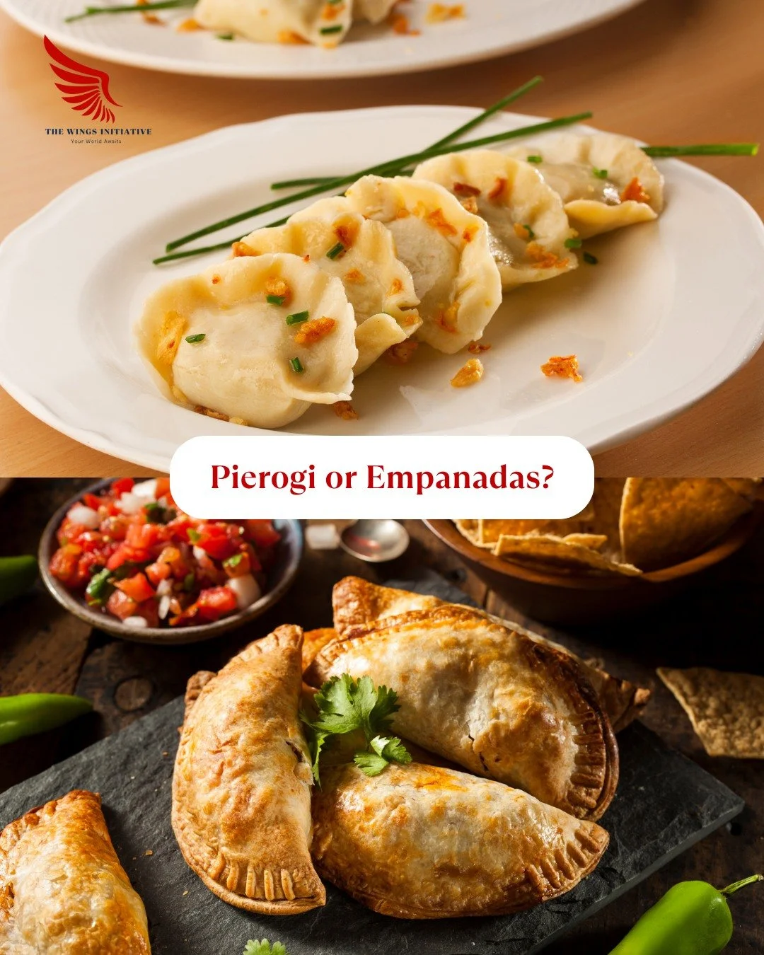 &iquest;Pierogi o empanadas?

Both are delicious dough pockets filled with savory or sweet goodness. Although Poland&rsquo;s pierogi and Latin America&rsquo;s empanadas may look alike, each tells a different tale of heritage, ingredients and celebrat