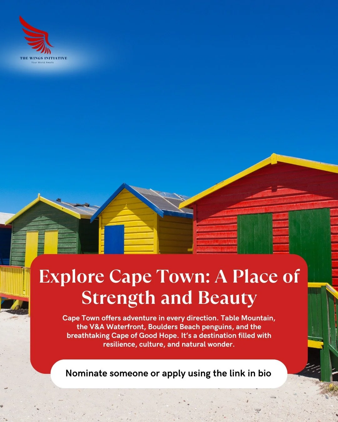 Cape Town is more than a destination, it&rsquo;s a journey of courage, beauty, and discovery. From the breathtaking heights of Table Mountain to the playful penguins at Boulders Beach, every corner offers a moment to grow and dream bigger. 

Imagine 
