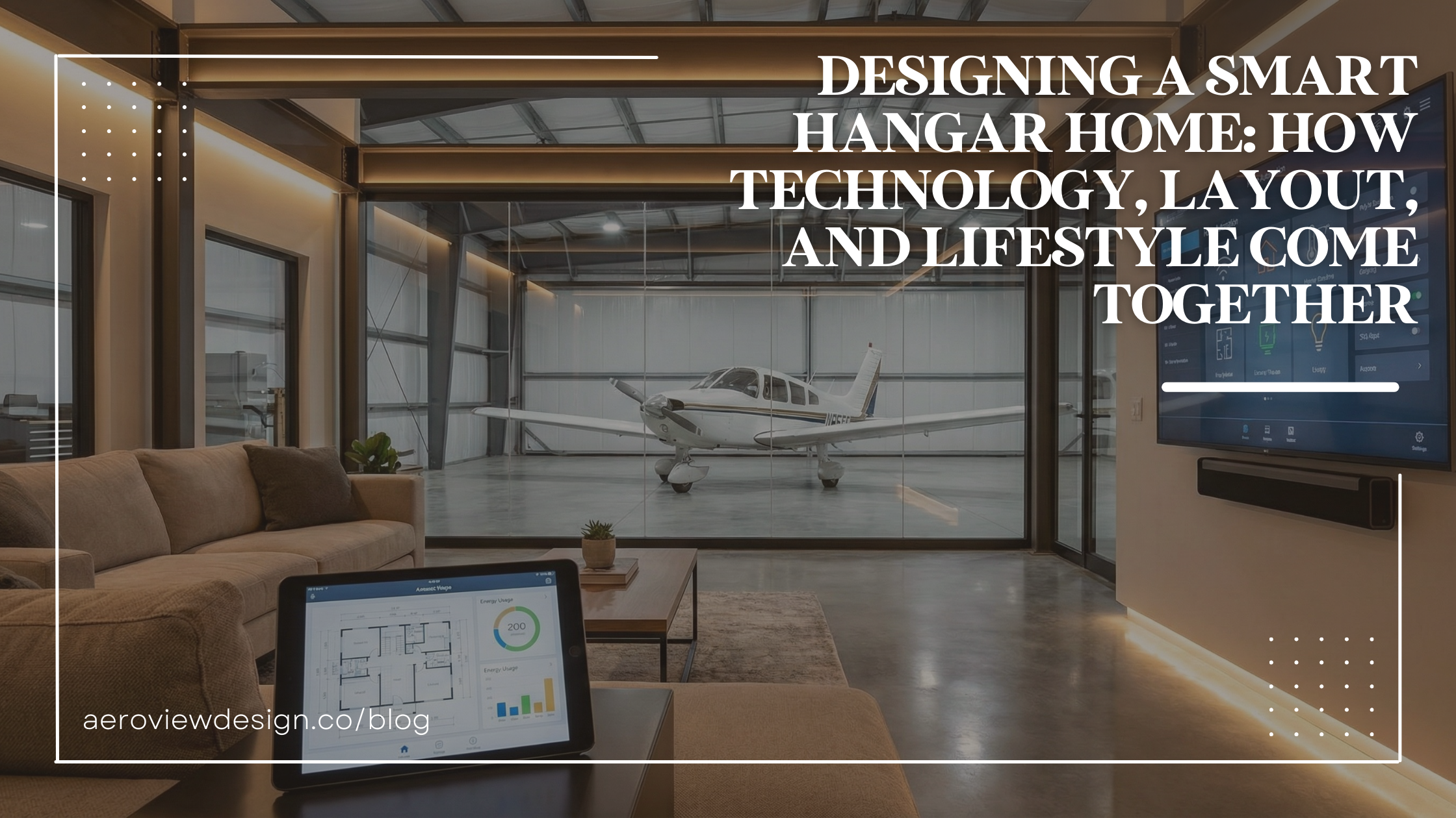 Designing a Smart Hangar Home: How Technology, Layout, and Lifestyle Come Together
