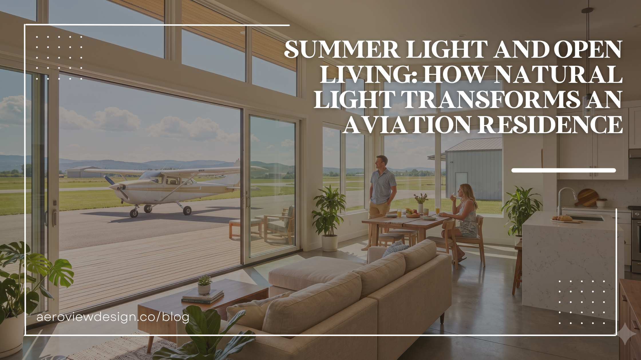 Summer Light and Open Living: How Natural Light Transforms an Aviation Residence
