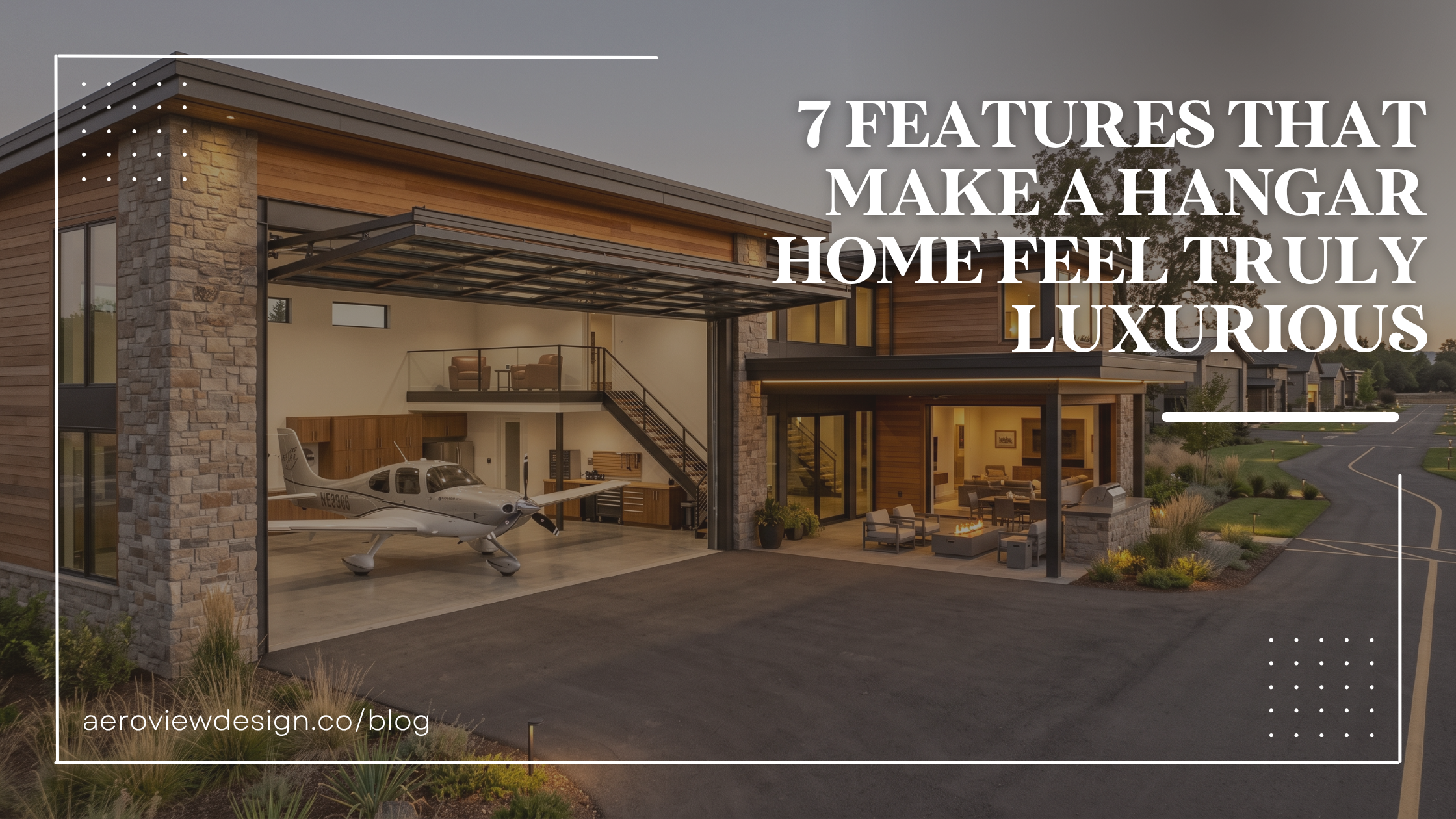 7 Features That Make a Hangar Home Feel Truly Luxurious