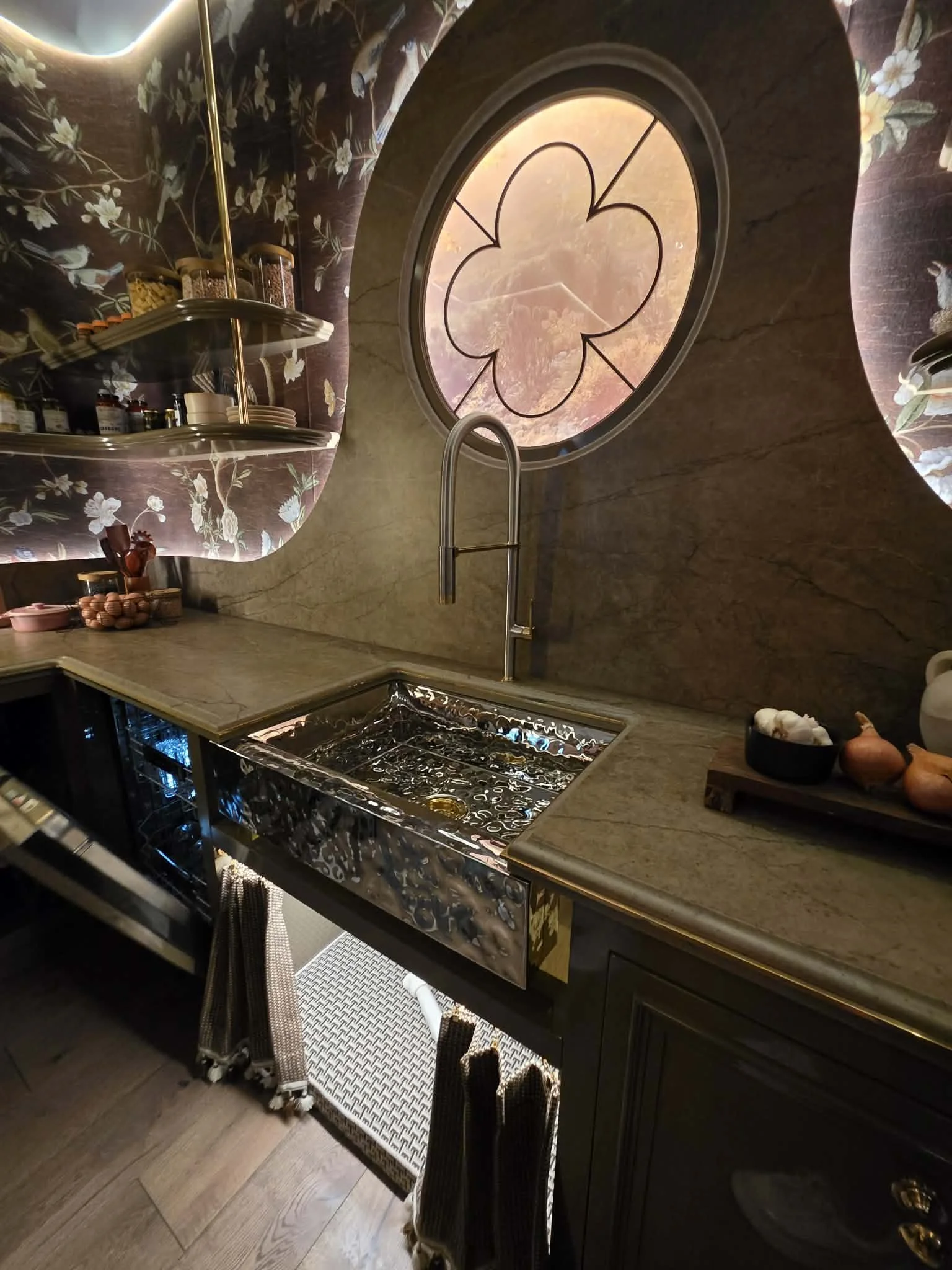 moody feminine kitchen