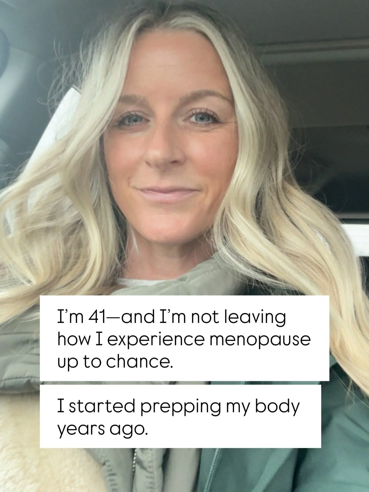 Most women think they&rsquo;ll deal with menopause when they get there.

But your body doesn&rsquo;t suddenly change overnight.

It keeps a running record of how it&rsquo;s been supported.

Blood sugar doesn&rsquo;t magically regulate itself later.
S