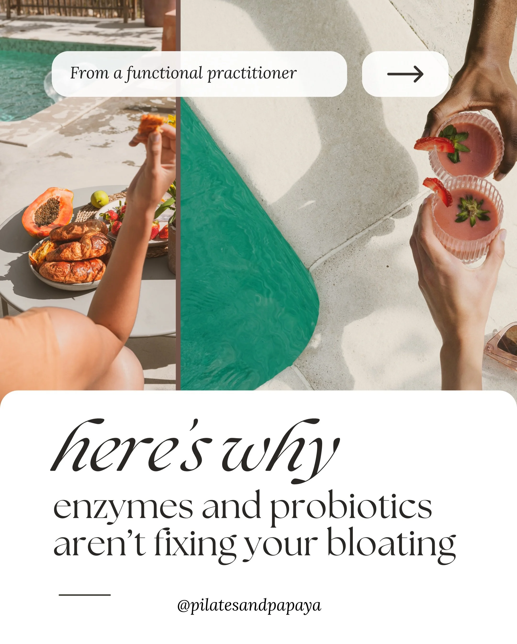 If you&rsquo;ve been taking enzymes and probiotics for months and still bloating after every meal &mdash; this is why.

Bloating has a root cause. and it shows up on a stool test.

Swipe to see the 5 GI MAP markers I look at first when a client can&r