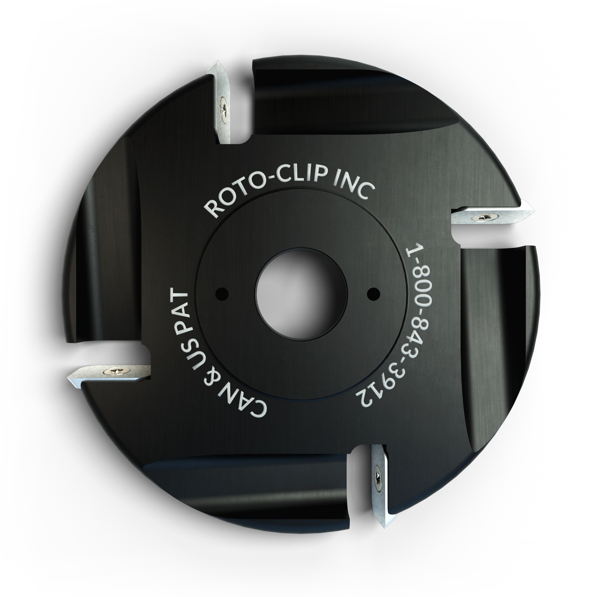 4.5" - 4 Slot Carbide THIN Flat Disc
