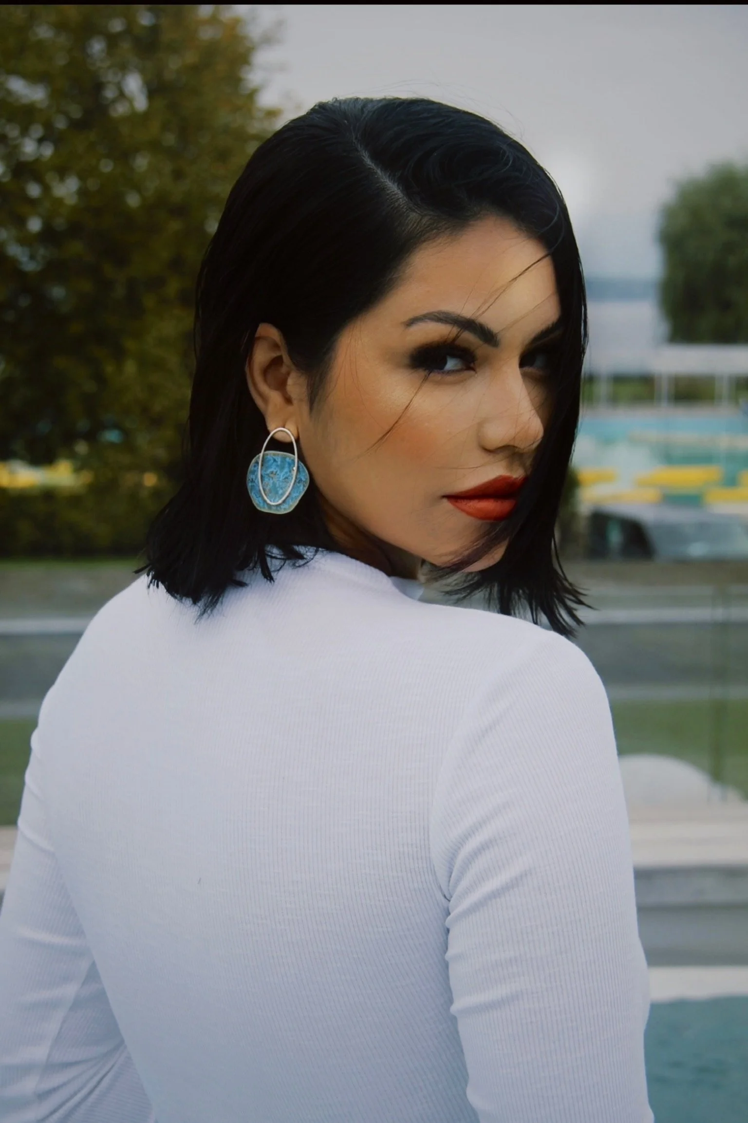 Crystal Rock Earrings