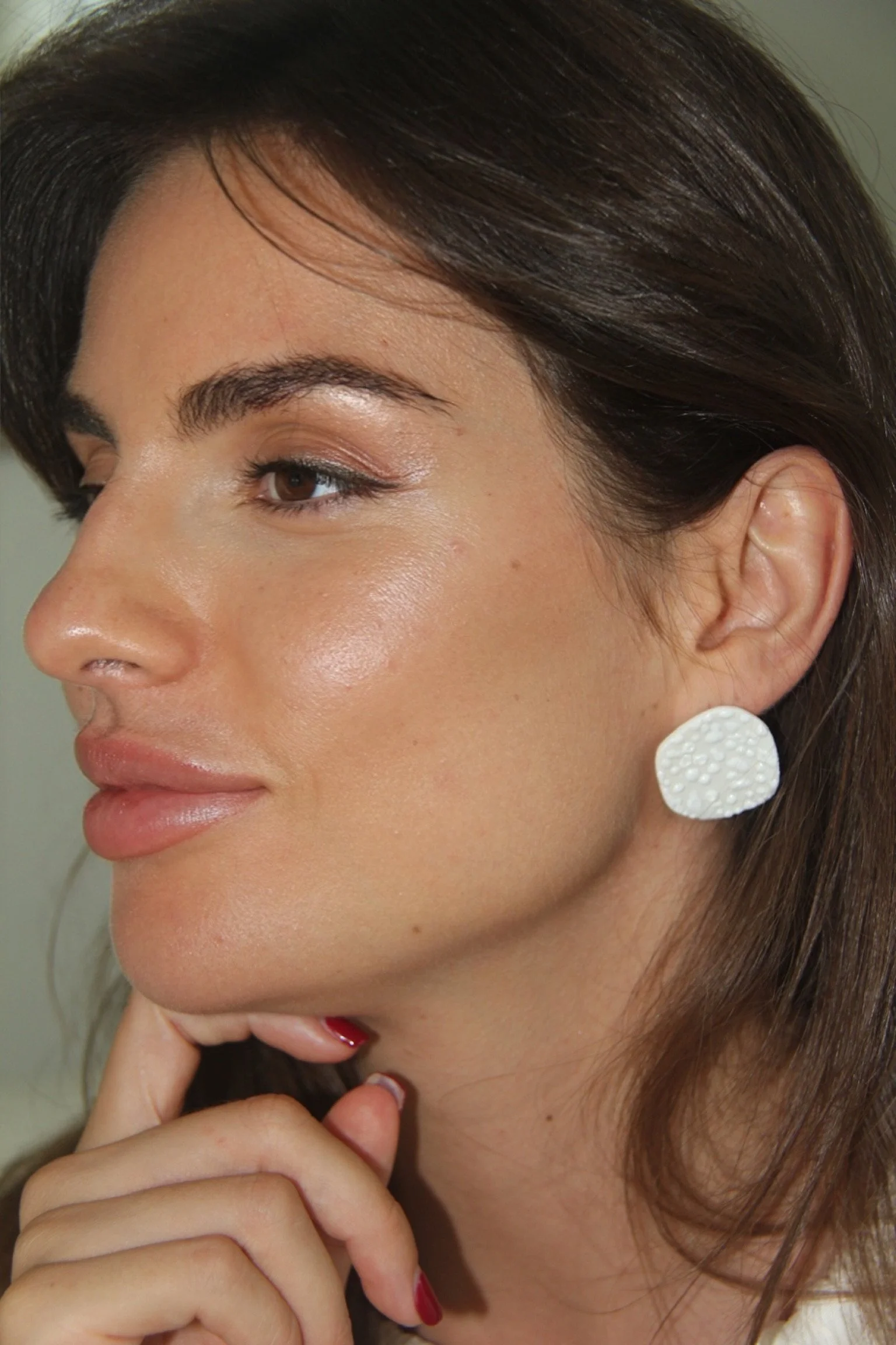 Porcelain Stone Earrings