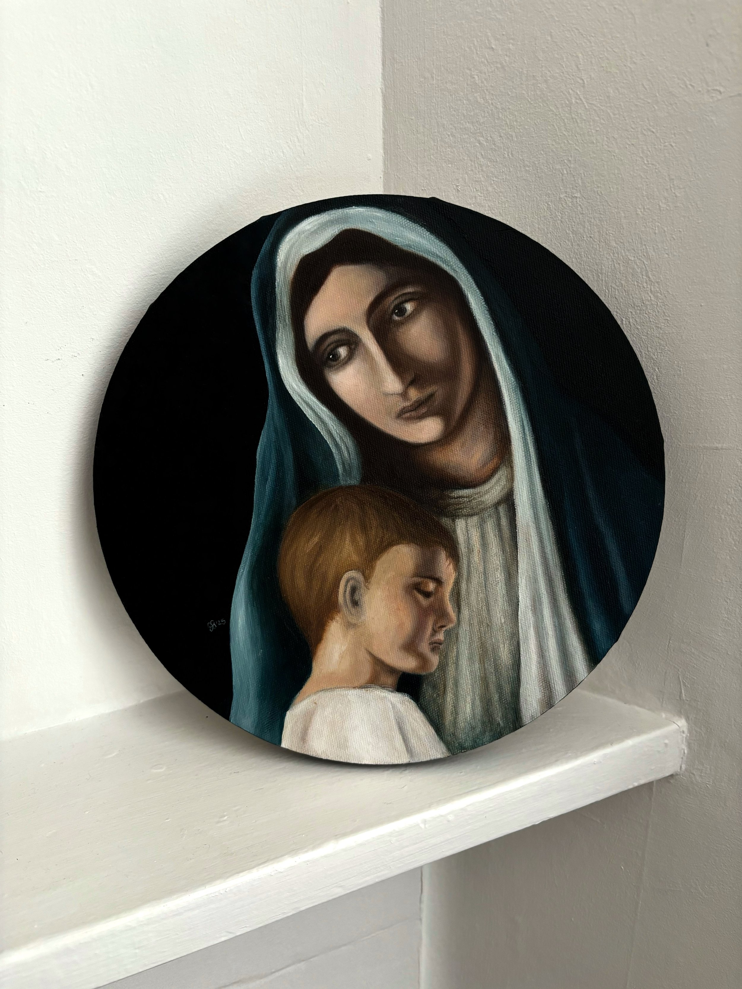 Dolores Viae Crucis (The Sorrows of the Way of the Cross)
Oil on Canvas
2025
Image 1