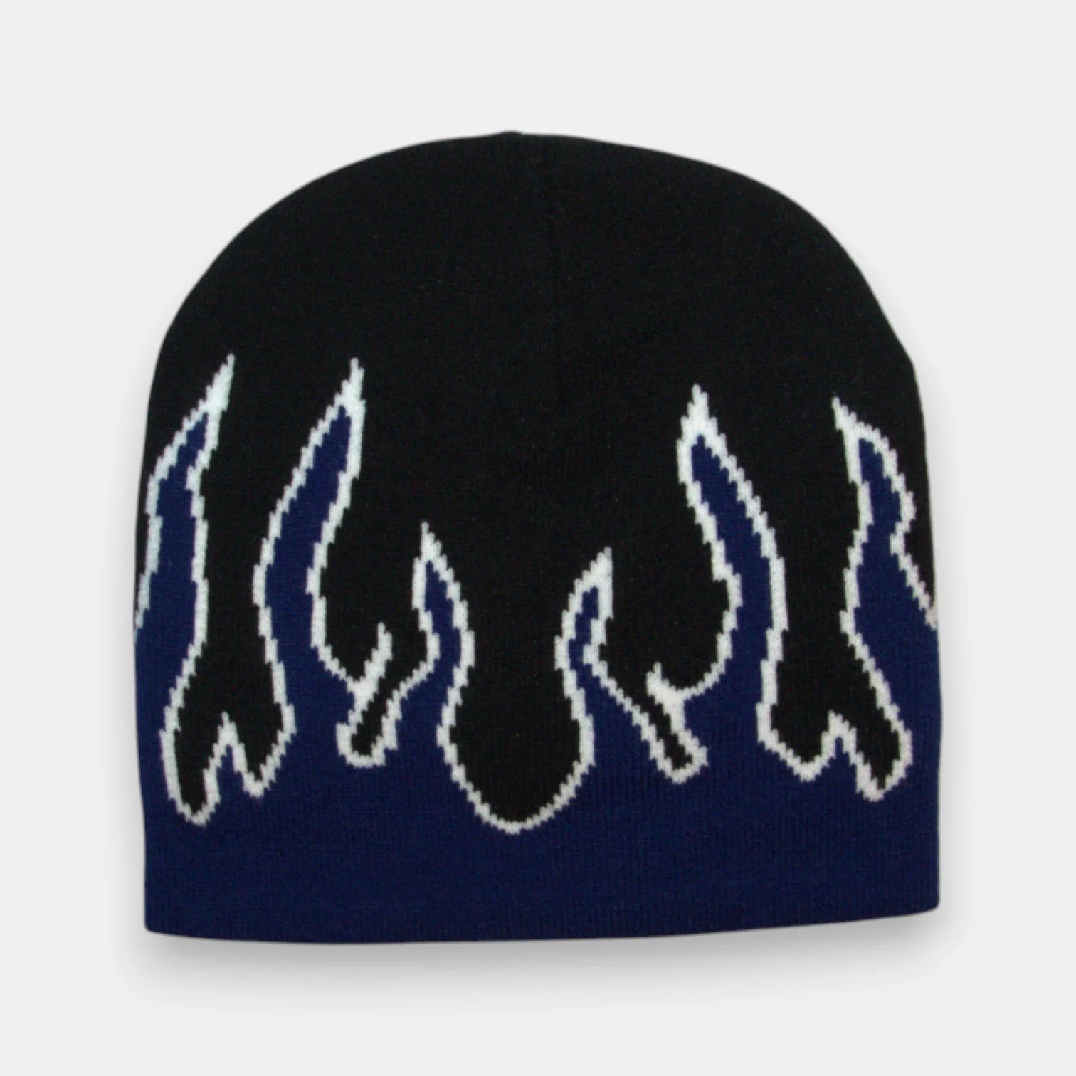 Flame Beanie (Blau)