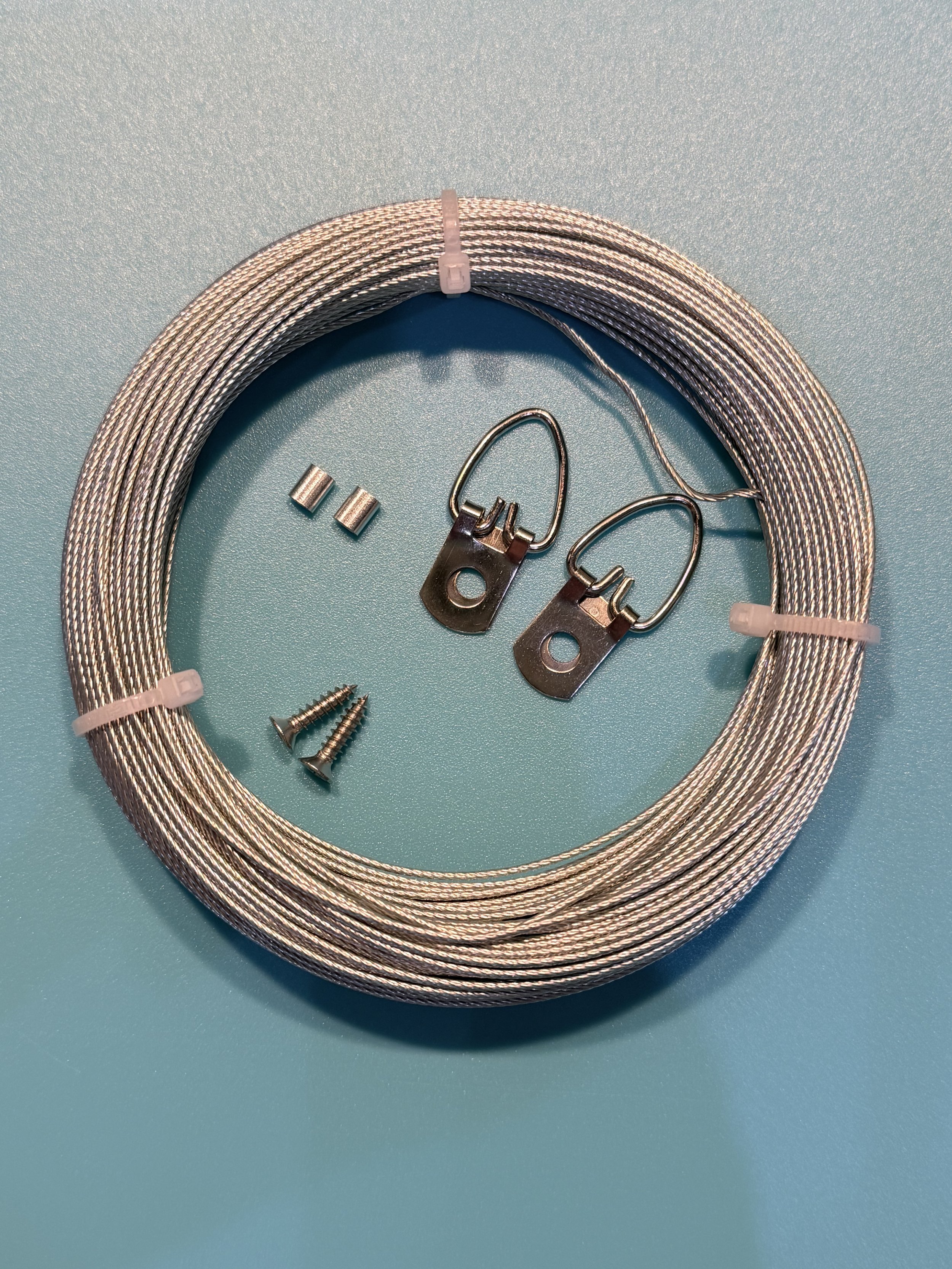 Stainless Steal Picture Hanging Kit