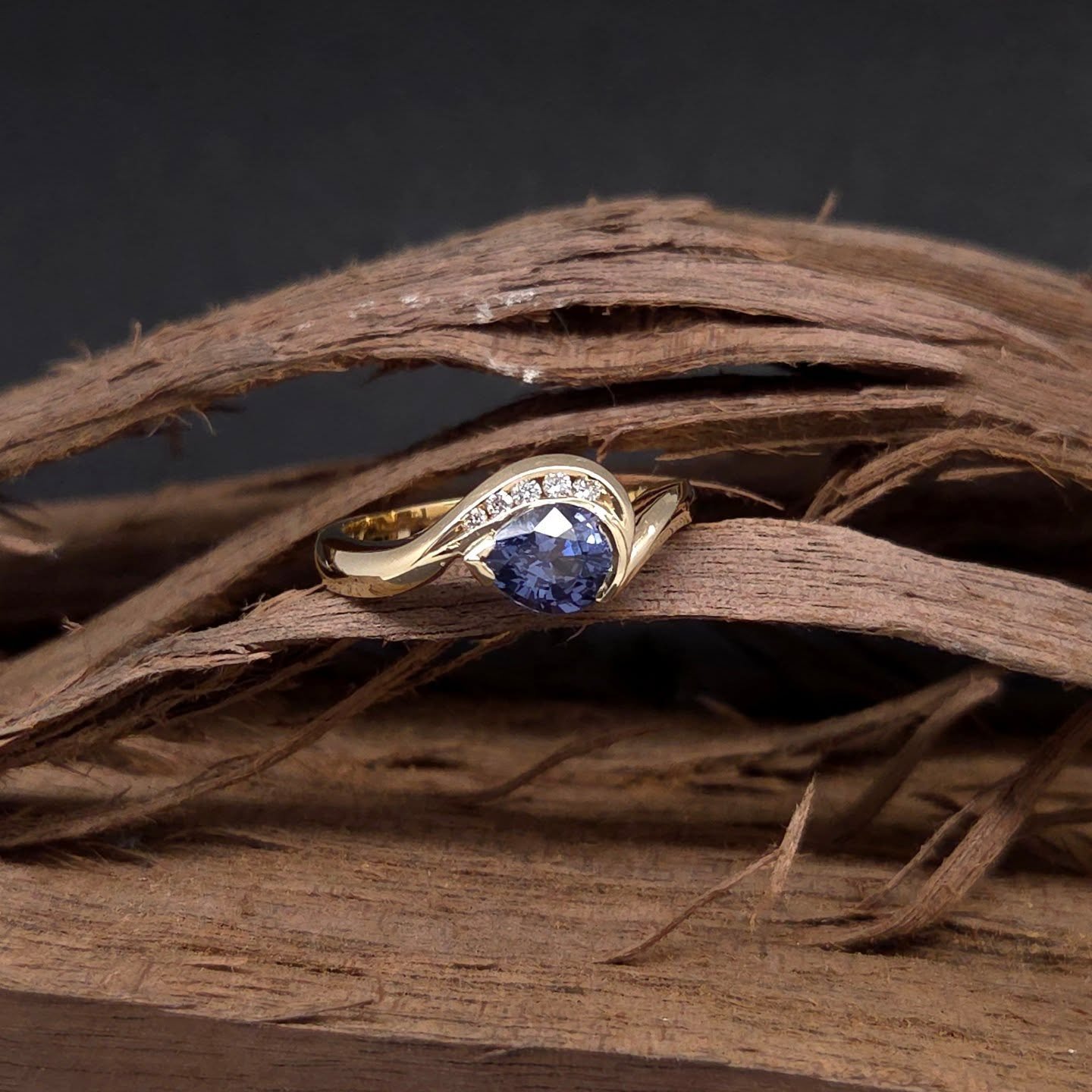 Custom adjustments are the best part of the job. 🛠️
​A client loved our Byron Emerald ring but had their heart set on this stunning blue-grey spinel. A quick bench session later and we&rsquo;ve got a one-of-a-kind engagement ring ready for its new h