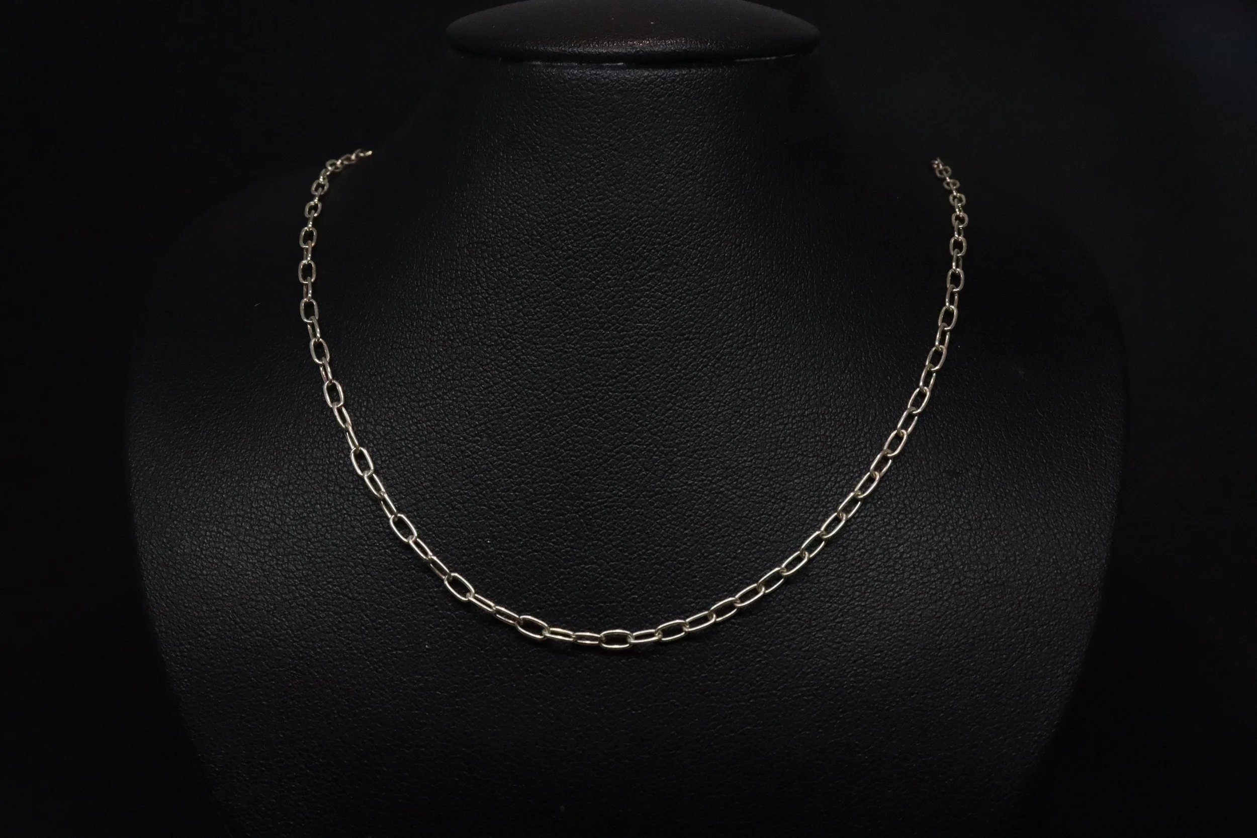 Modern Link: Sterling Silver Paperclip Chain