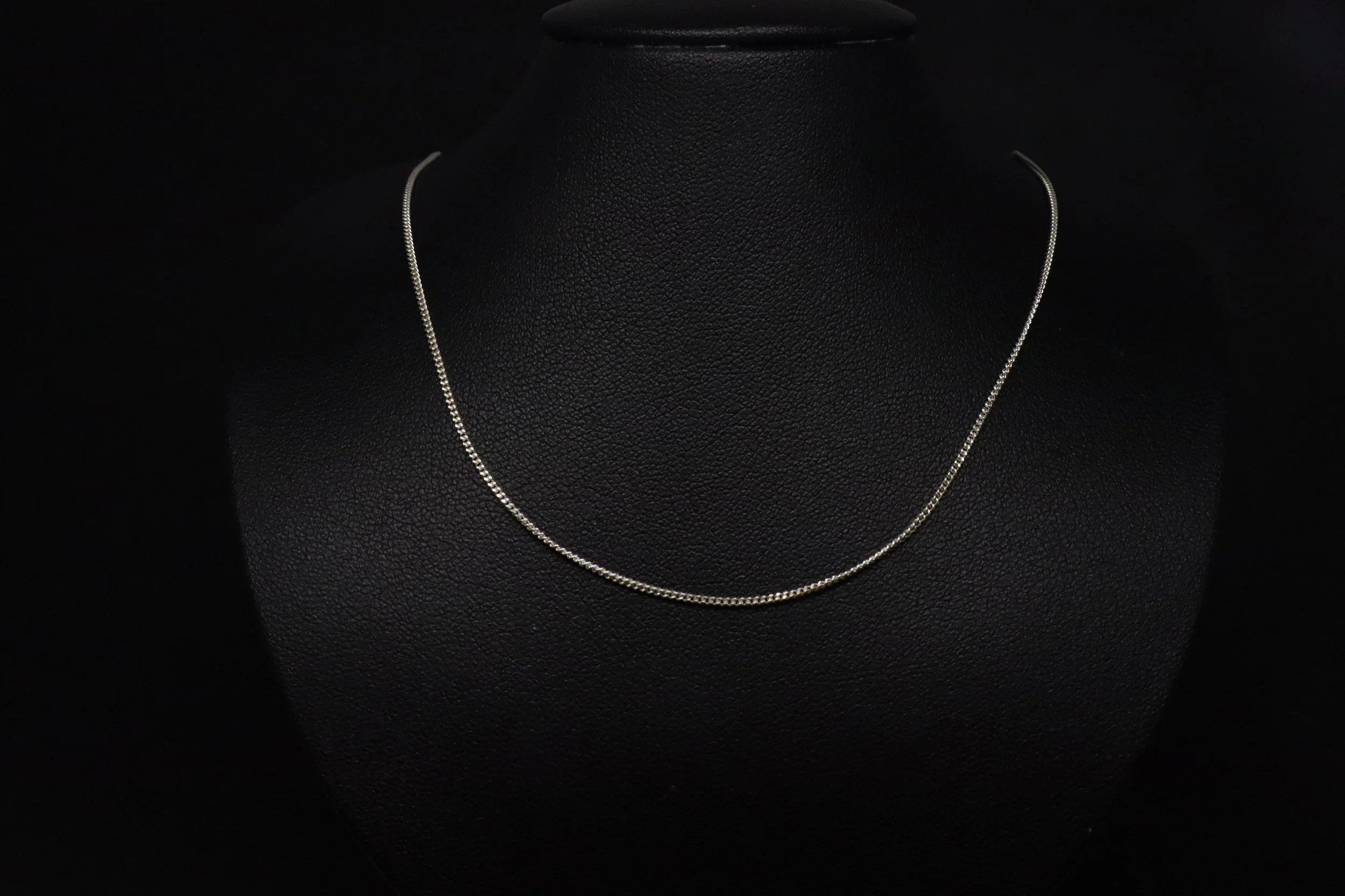 Fine Sweep: Sterling Silver Fine Curb Chain
