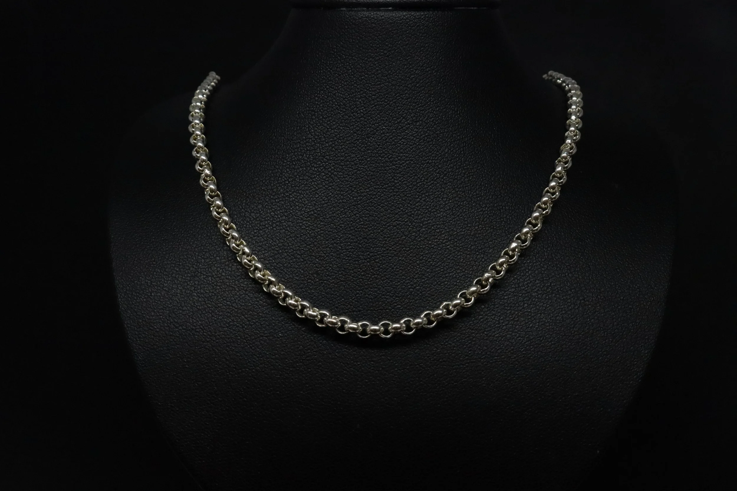 Silver Linkage: Sterling Silver Belcher Chain