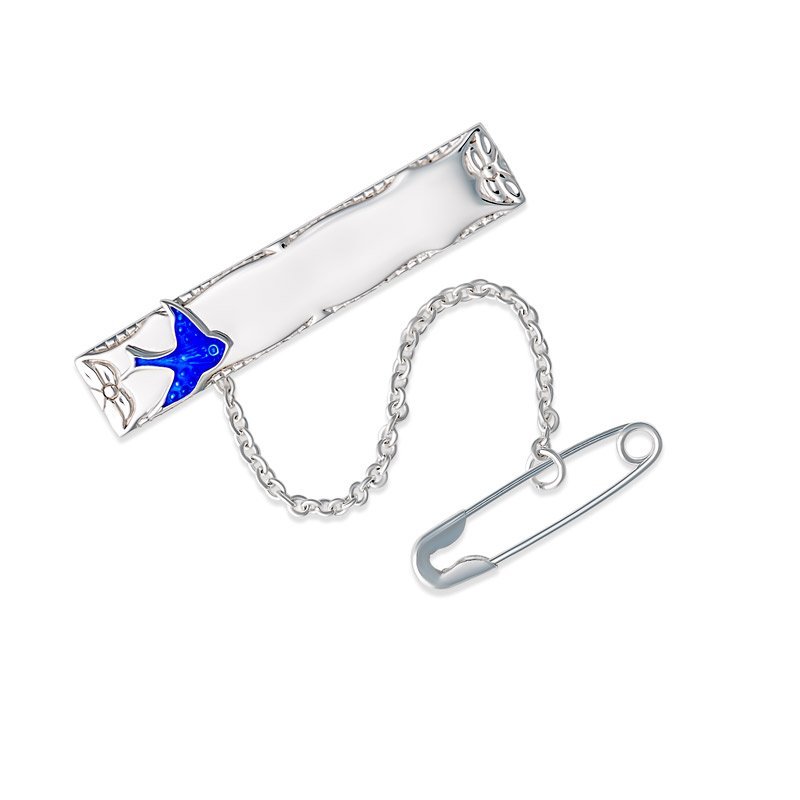 Tyler Bluebird Rectangle Childrens Brooch
