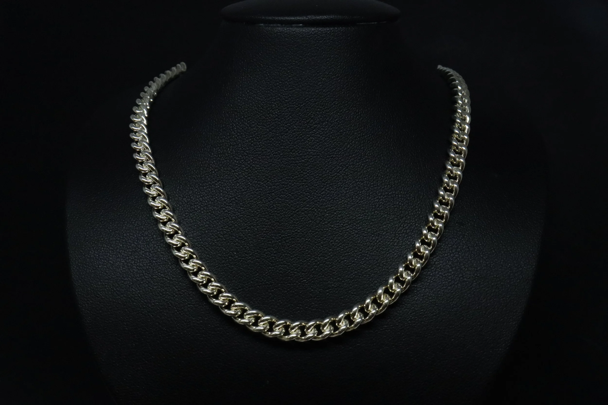 Cuban Bold: Sterling Silver Thick Cuban Chain