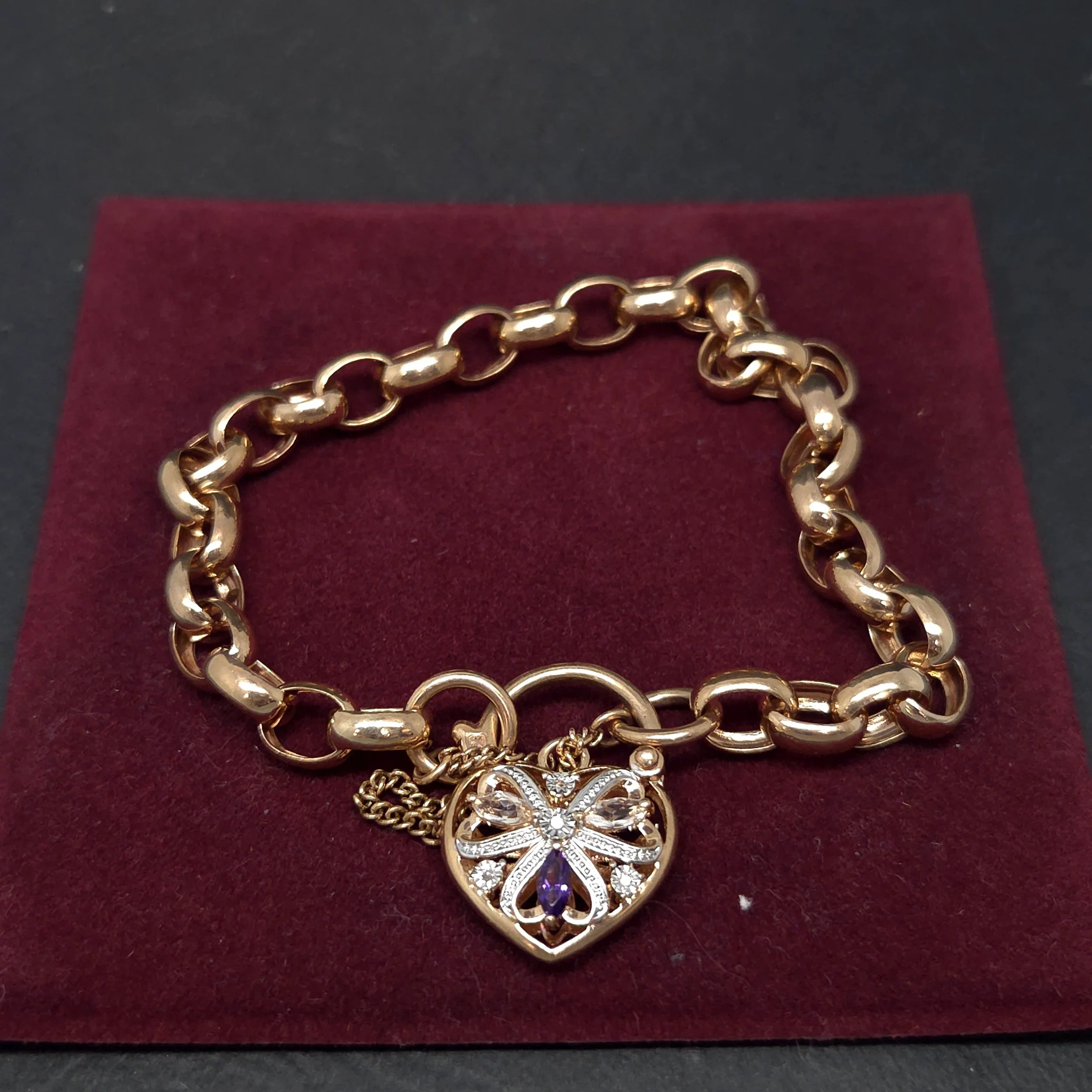 Rose gold Amethyst bracelett].jpg