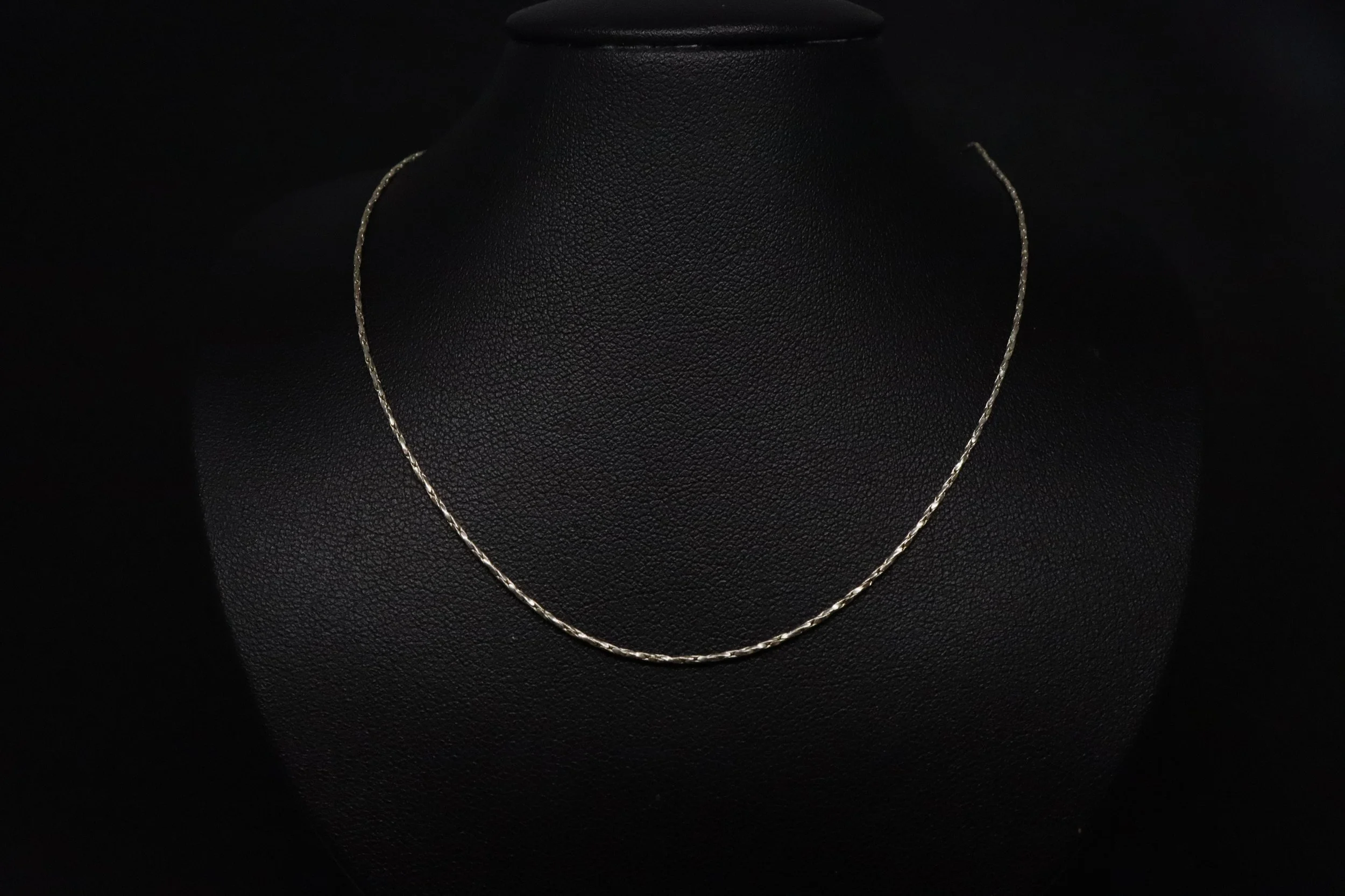 Twisted Silver: Sterling Silver Fine Rope Chain