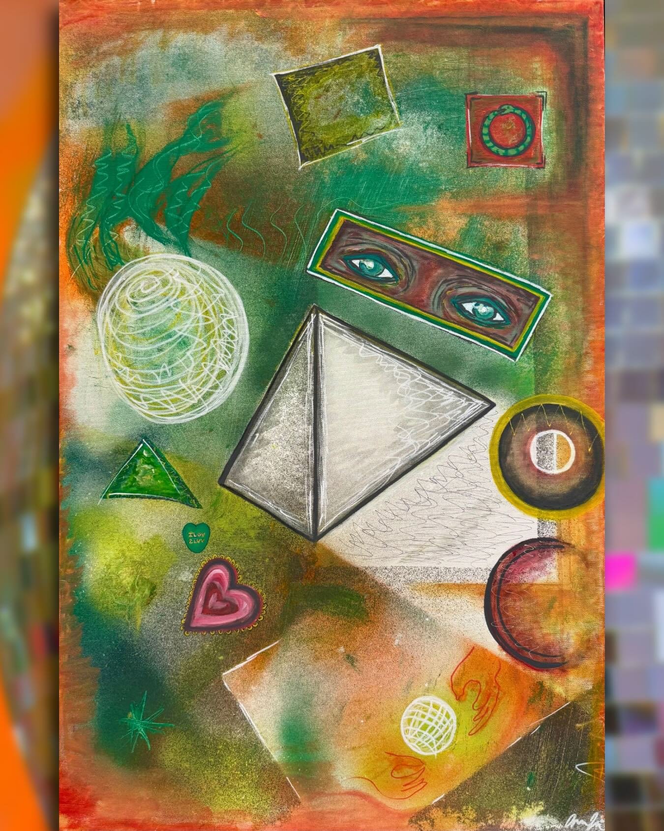 &lsquo;Copy/Paste&rsquo; on display at the @nhartassociation for the month of February ✴️

Opening at the gallery on Friday from 5-8!

36 x 24
Acrylic and paint pens on canvas 
$360