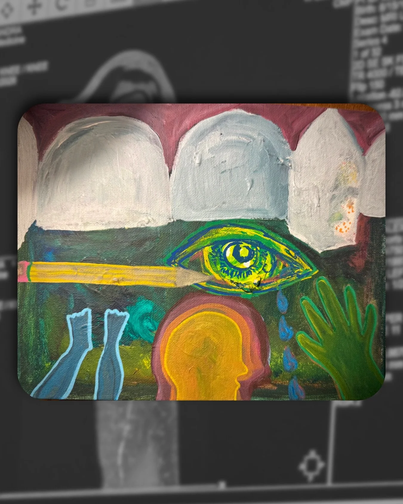 Stuck in bed and stuck in my head 💭