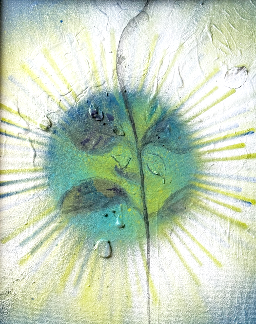 grown from the cracks in concrete - Framed Painting (8 x 10)