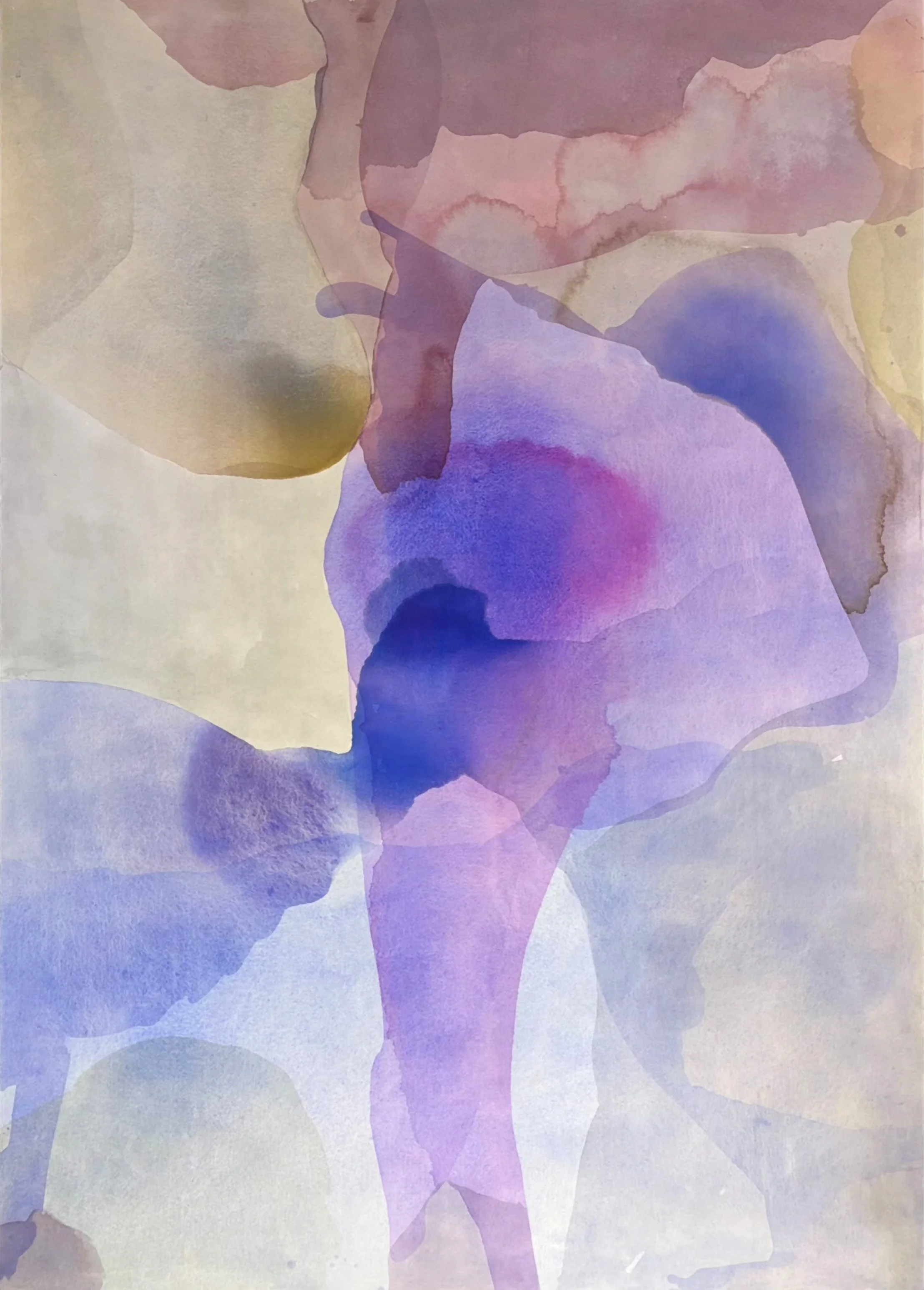 Between Gesture and Occurrence (Object 6), Acrylic on canvas,  213.36cm x 152.4cm (84in x 60in),  2025