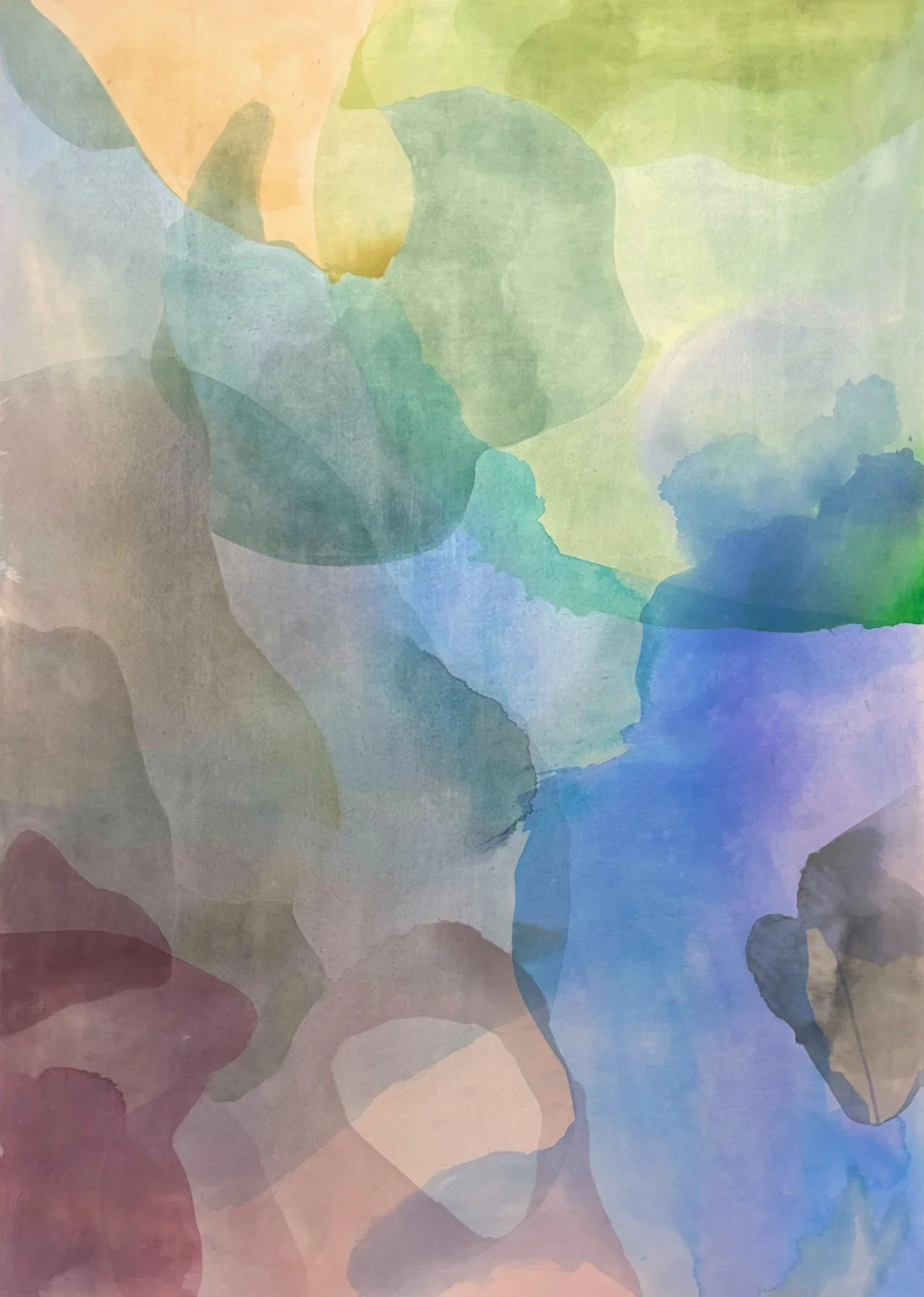 Between Gesture and Occurrence (Object 4), Acrylic on canvas,  213.36cm x 152.4cm (84in x 60in),  2025, On Loan: DeCordova (CALP)