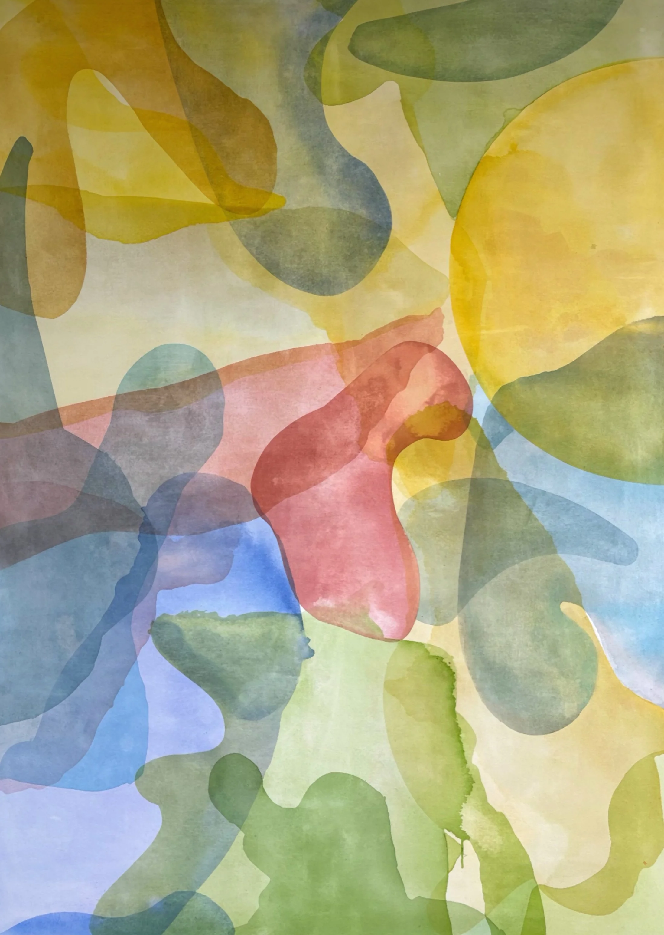 The Circle Game, Acrylic on canvas,  213.36cm x 152.4cm (84in x 60in),  2025