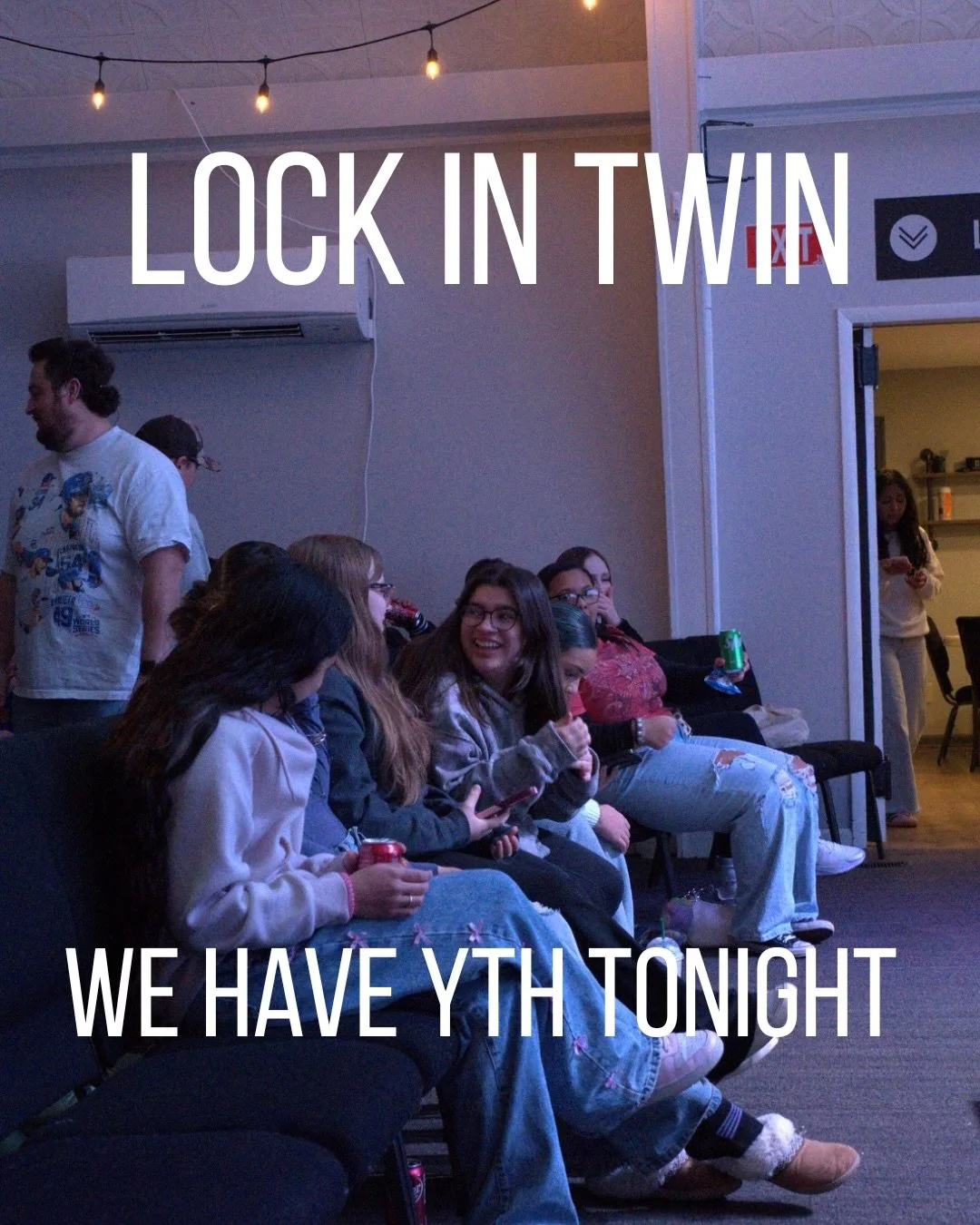 We have YTH tonight! 6:30-8:30. Be a friend, tell a friend.