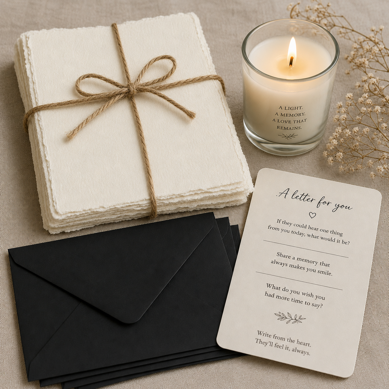 Legacy Letter Writing Kit: End-of-Life Ritual, Guided Prompts, Loved Ones