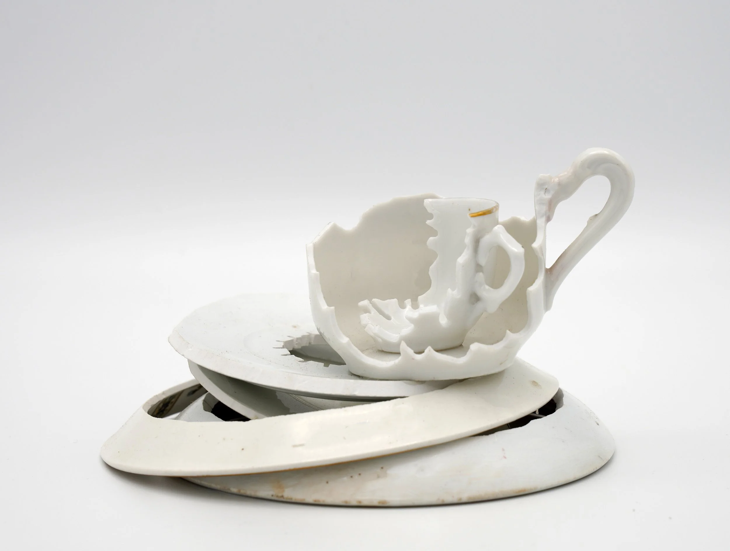 Hopeland  |  hand cut found porcelain

3.5 x 5.75 x 5.25"  |  2025