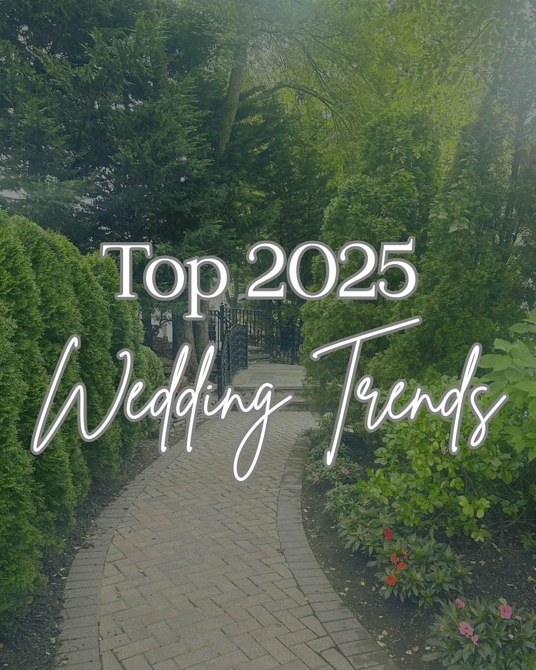These are some of my favorite 2025 wedding trends so far! 😍 

Still planning and need some inspo? Swipe to see if these work with your vibe! ➡️