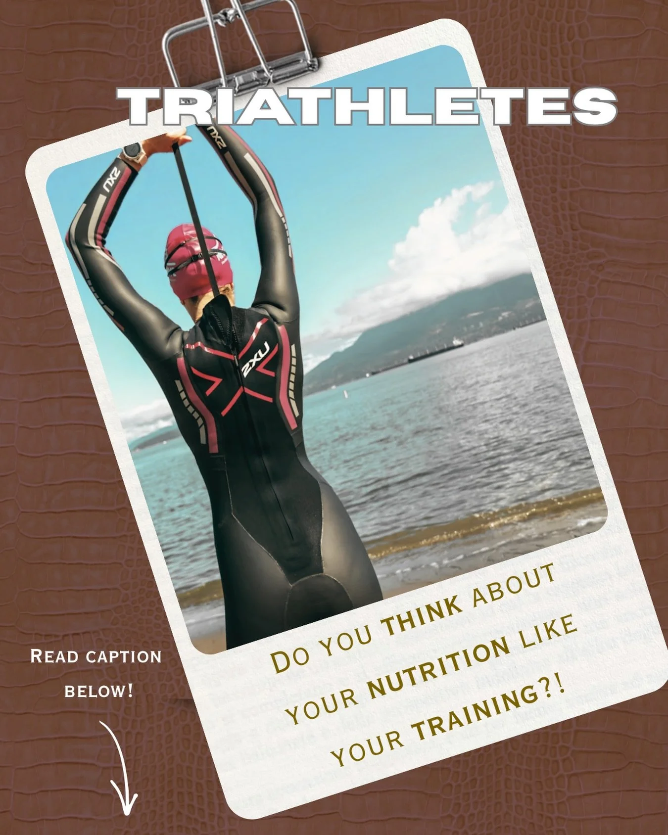 Hey triathlete! 🤩

You know your training zones, You track your hours, your watts, your pace per 100m. You plan your brick sessions weeks out. But when was the last time you put that same level of thought into what fuels all of it?

I see it time an