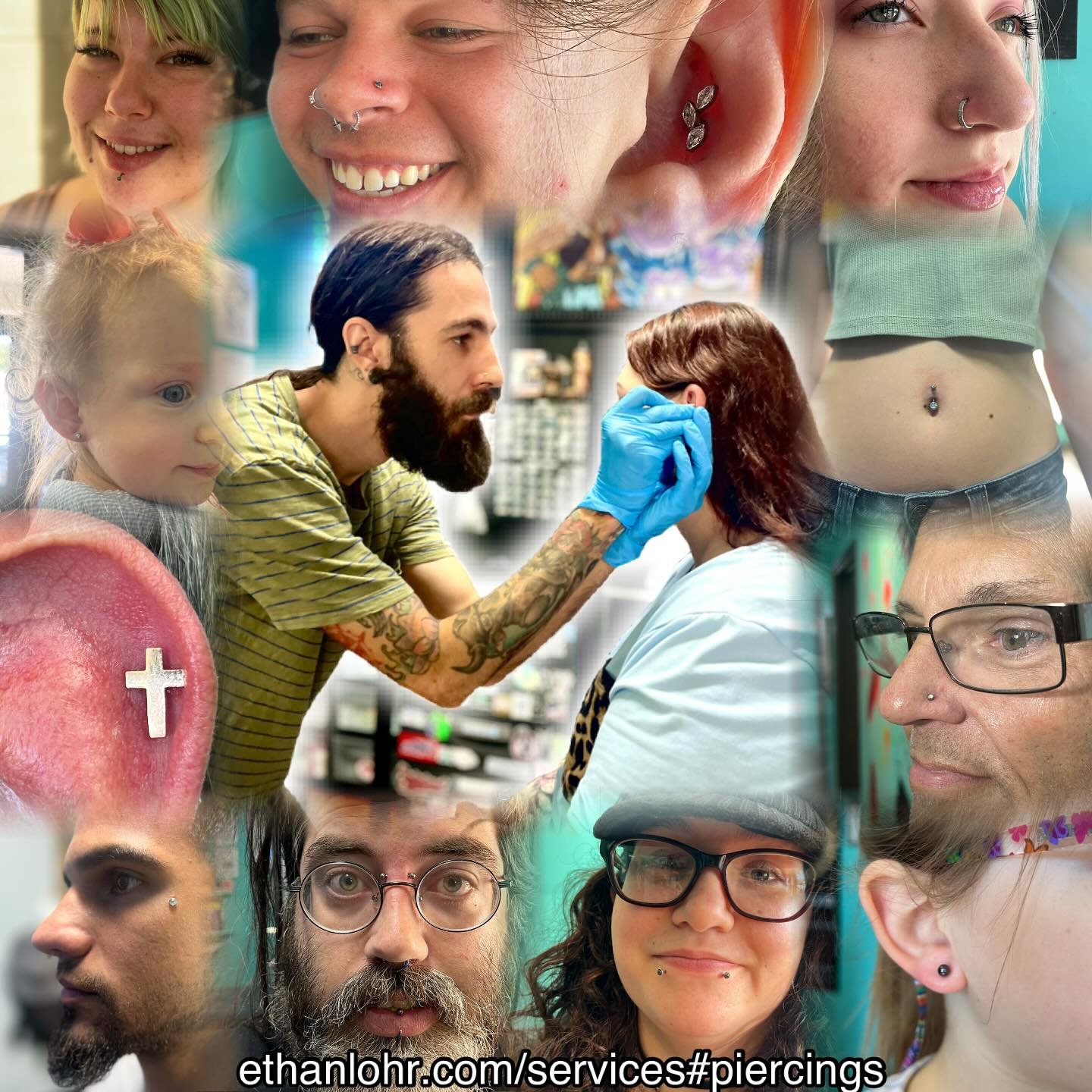 Now booking at the New Iberia shop on Wednesdays and Fridays! Website is up to date to book the proper days and locations. All appointments should be scheduled in advance through https://www.ethanlohr.com/piercing-appointments
Thank you and see y&rs