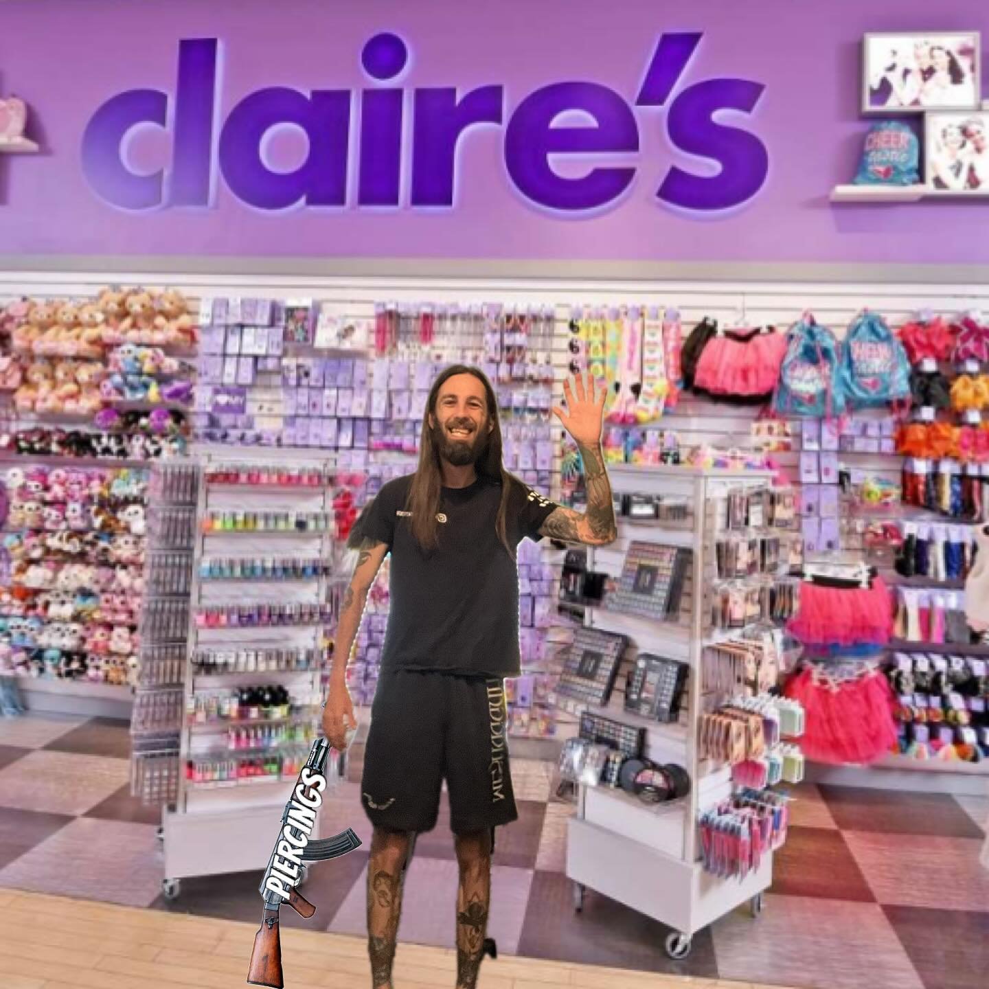 Catch me at my new location for piercings. Time to see what all the hype is about with these piercing guns. π€£