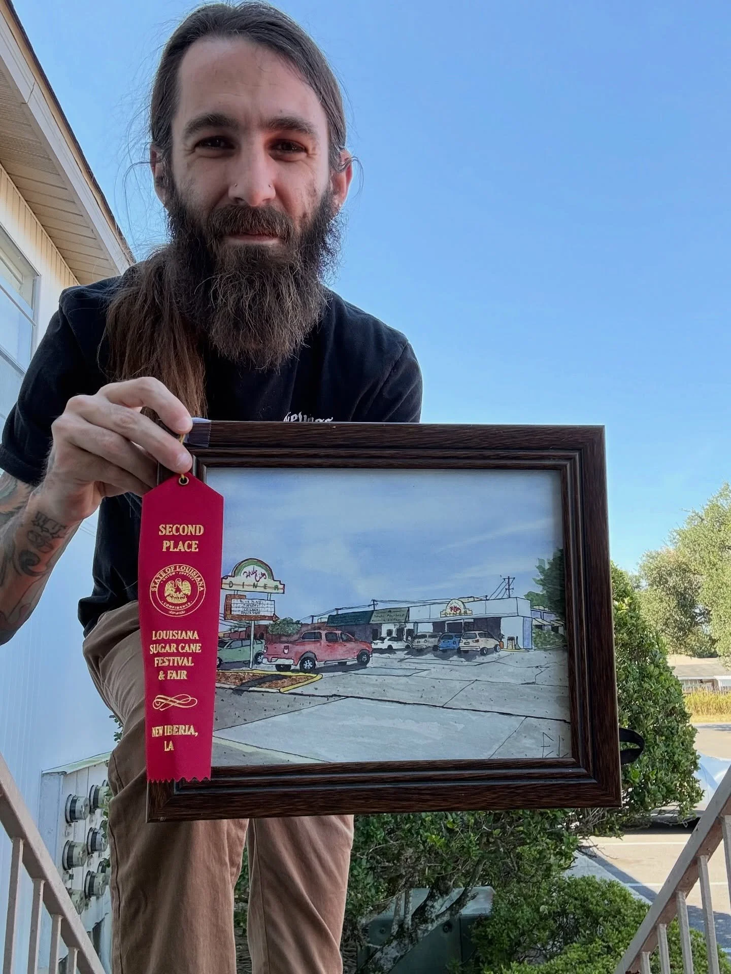 Extremely happy to share that 3 of my paintings placed in the sugar cane festival art and photography show. 😀