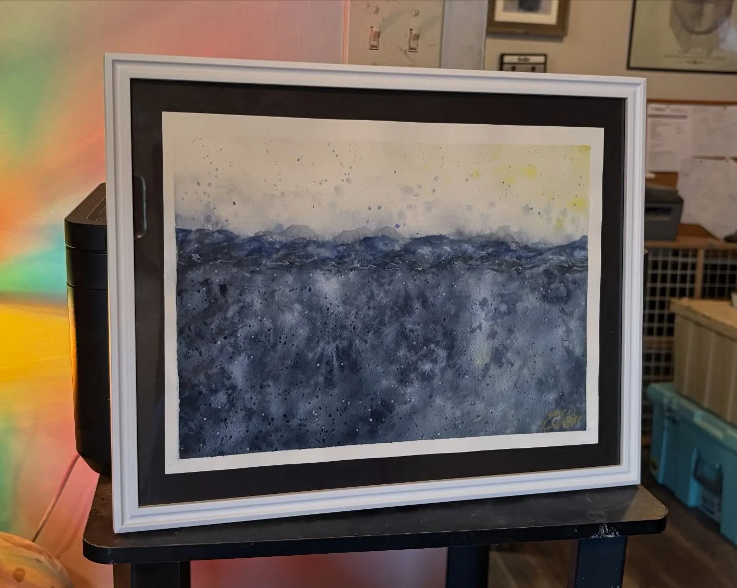 &ldquo;As Deep As The Ocean&rdquo; 
9x12&rdquo; watercolor painting on Arches cold-pressed watercolor paper. 
For Sale- https://www.ethanlohr.com/shop/p/asdeepastheocean