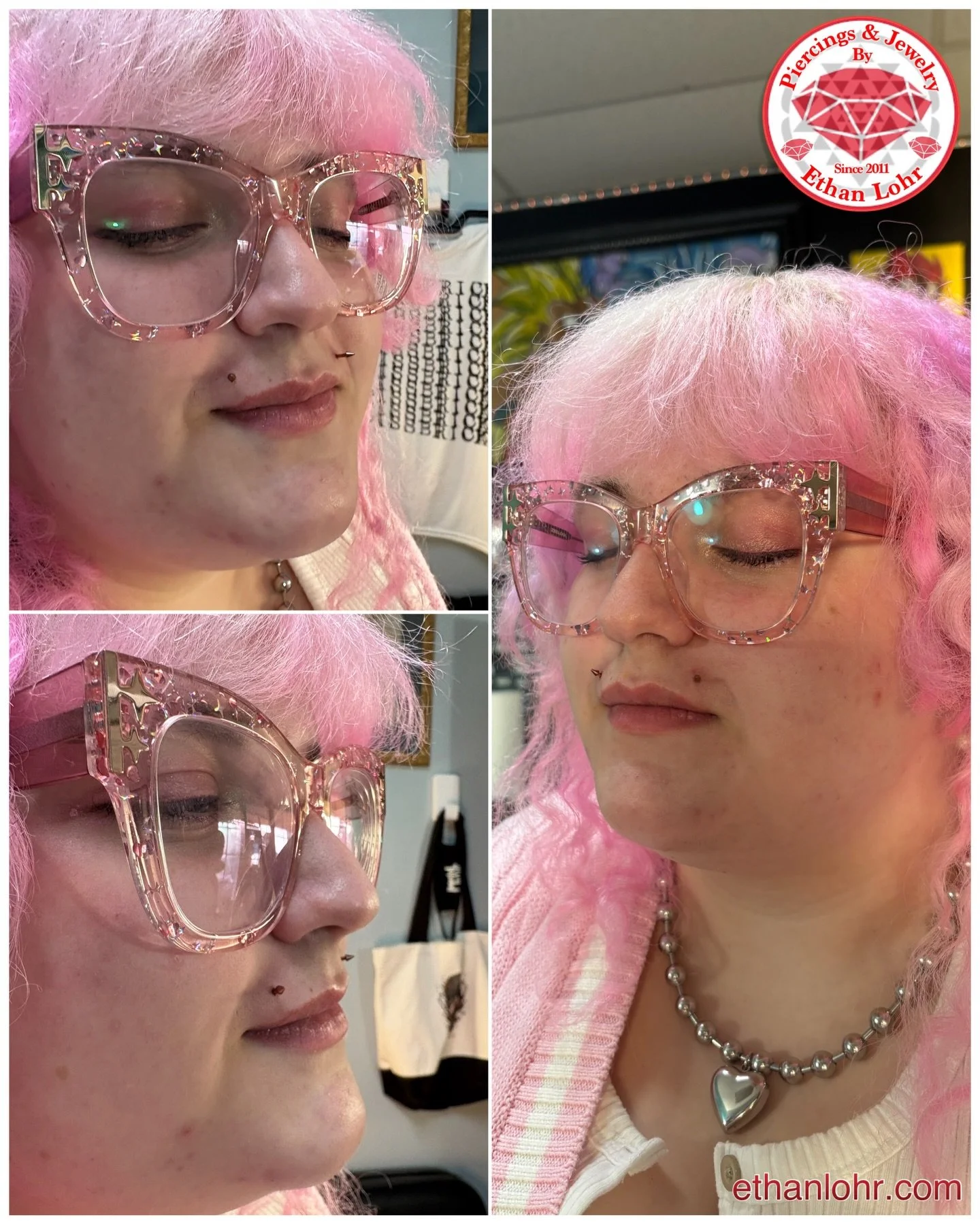 Angel bites ☺️ 
Schedule your next piercing appointment with me - https://www.ethanlohr.com/piercing-appointments