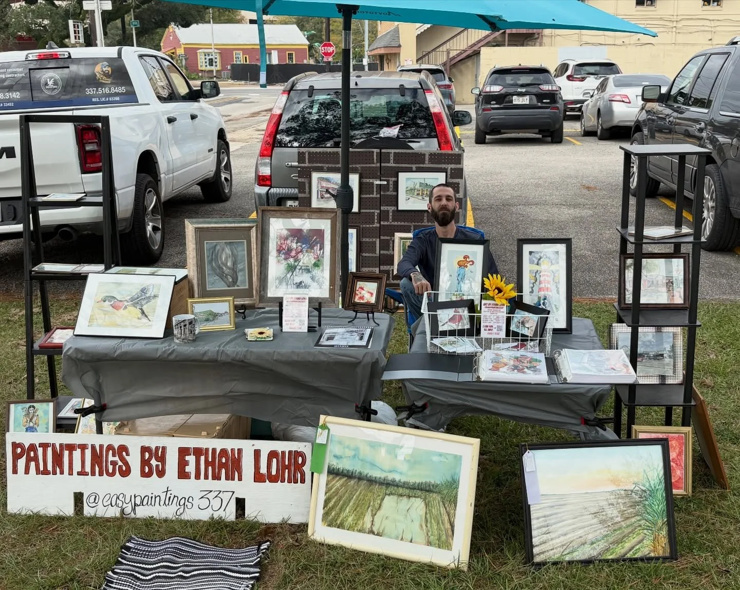 Set up for the &ldquo;Mother Made Market&rdquo; 🤗🌻