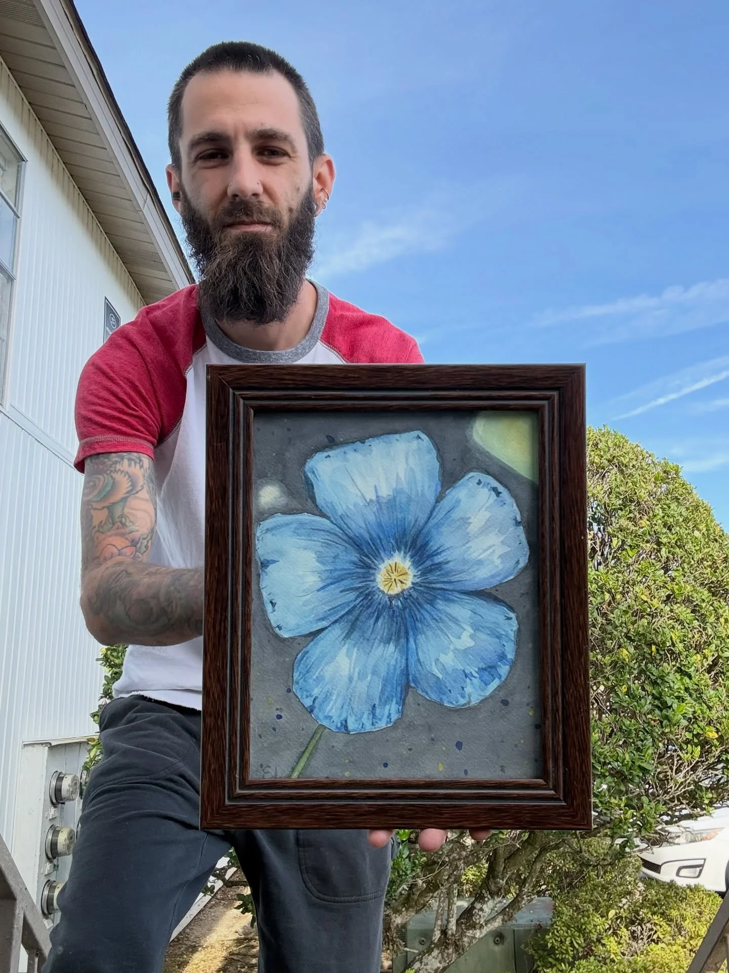 &ldquo;The Morning Blues&rdquo; 
Watercolor on 8x10&rdquo; Arches Cold-Pressed Watercolor Paper

For Sale- $200 

https://www.ethanlohr.com/shop/p/themorningblues