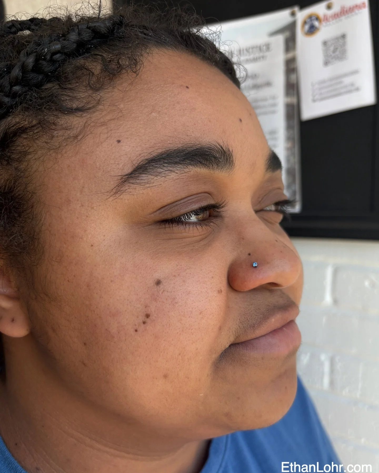 First piercing at @nomasterstattoo.la 😃☺️ 
Now booking appointments. Visit https://www.nomasterstattoo.com to schedule with me.