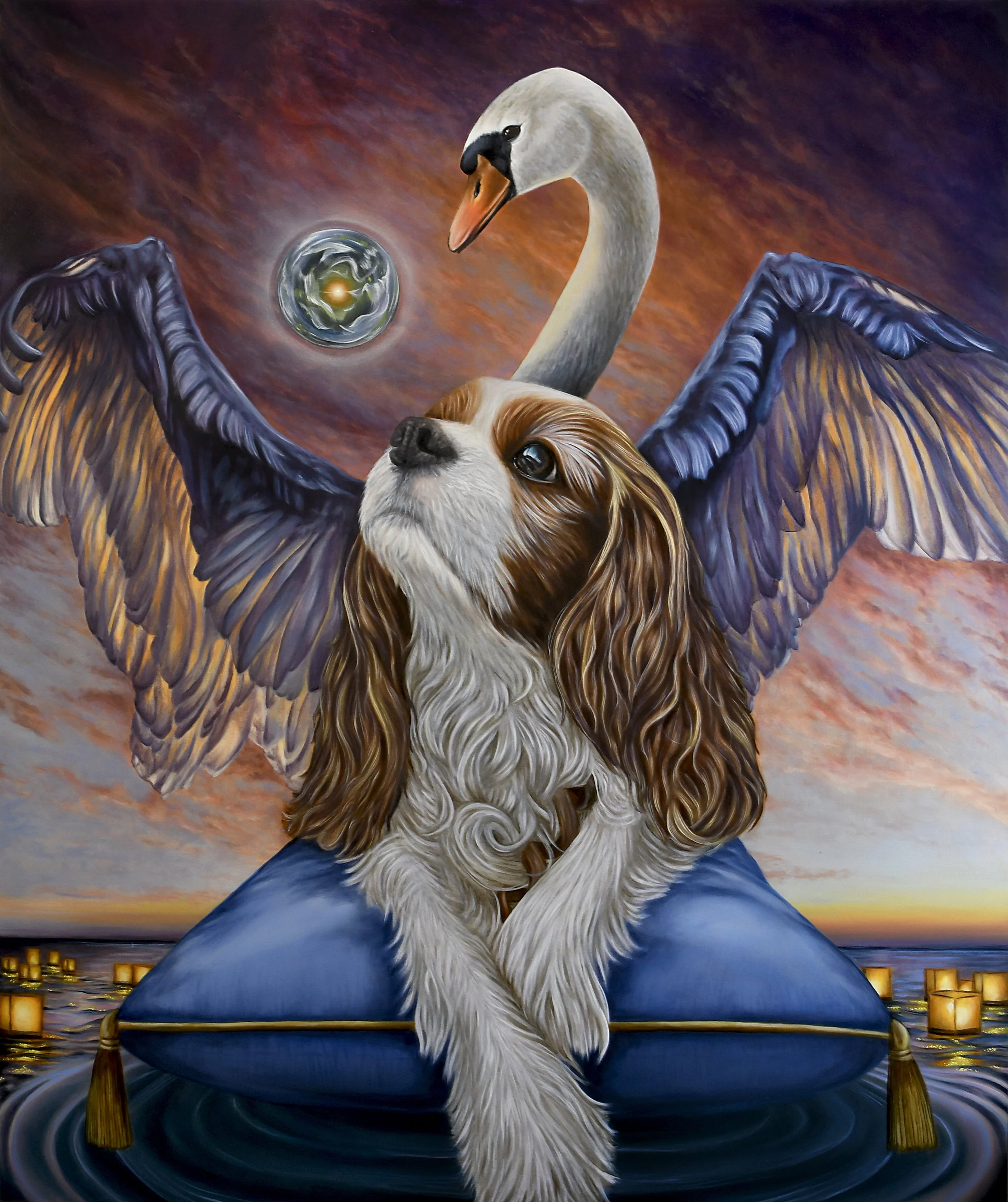 Dobby's Portrait, oil on panel