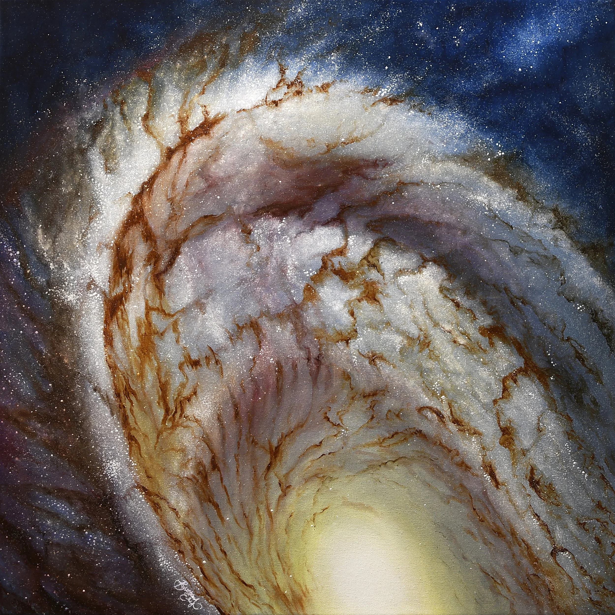 Galaxy, oil on canvas