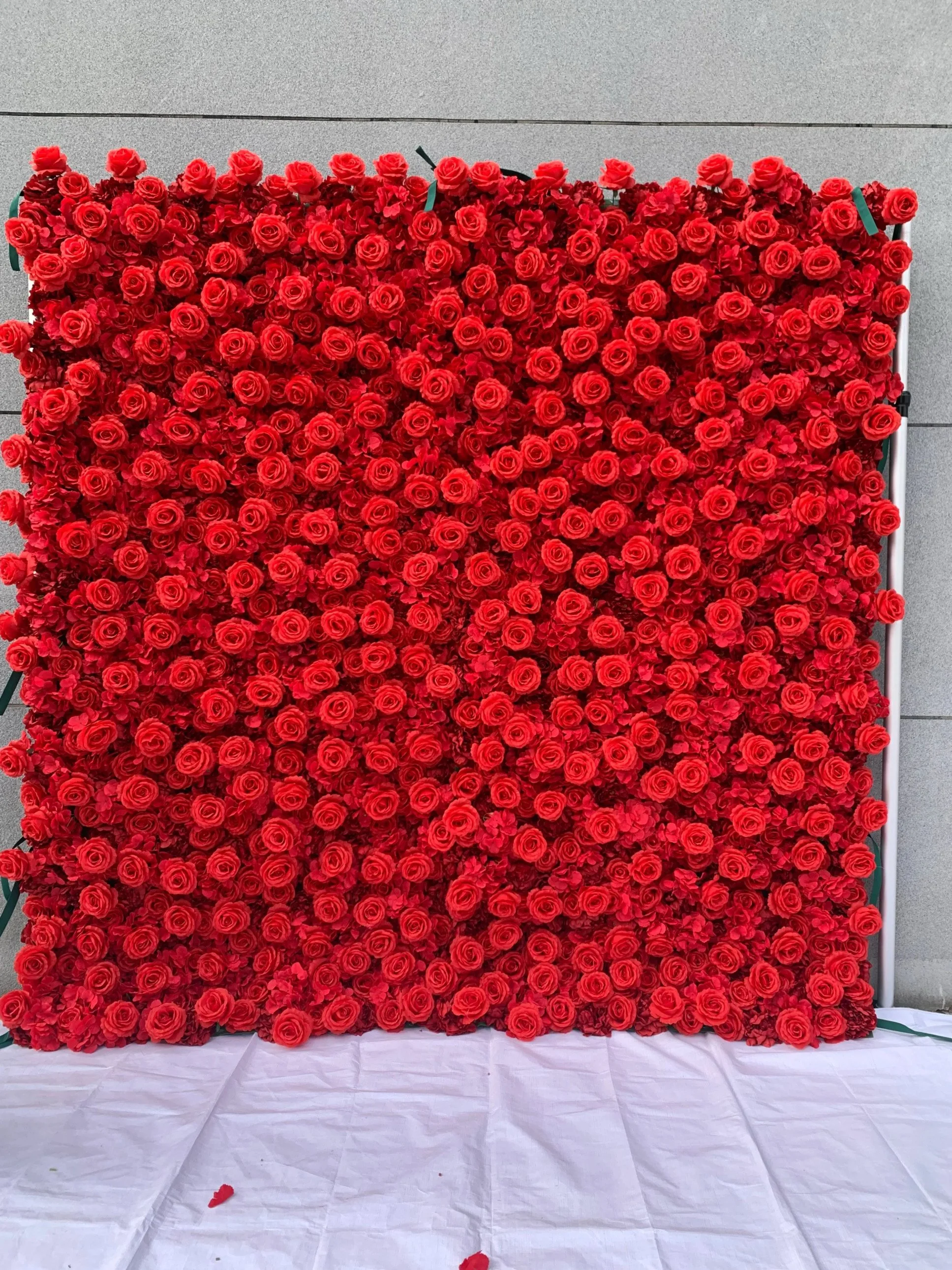 Red Rose: A bold and romantic wall made entirely of deep red roses. Perfect for Valentine's events, anniversaries, proposals, or luxe celebrations. 