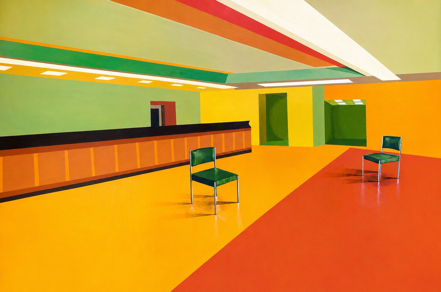 Crossing II | 24 x 36 inches | Acrylic on wood panel | AVAILABLE