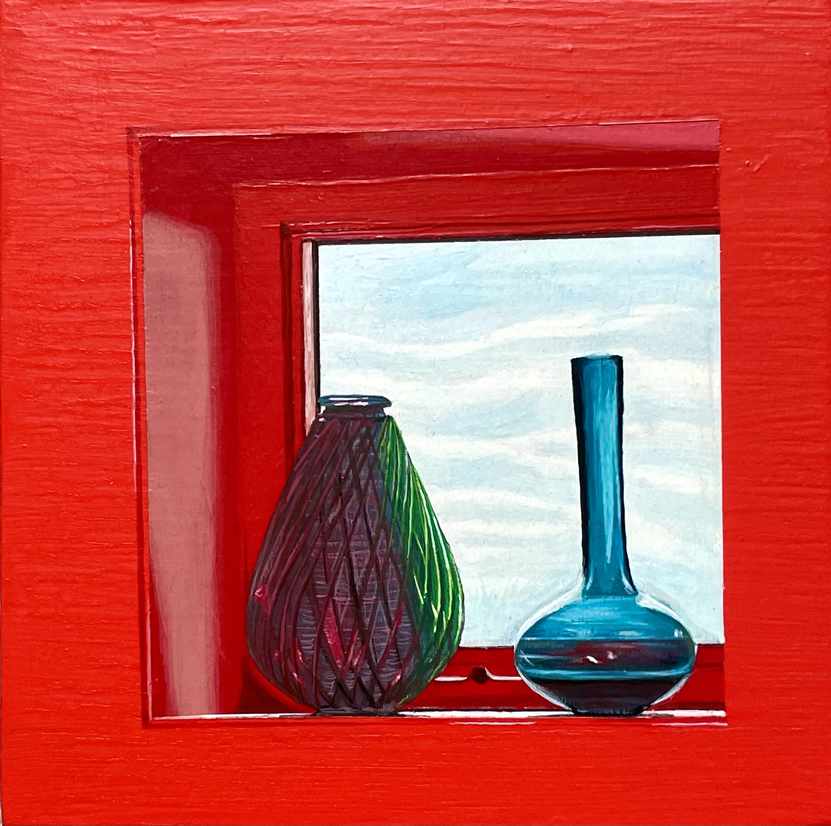 Still Window | 6 x 6 inches | Acrylic on wood panel | AVAILABLE