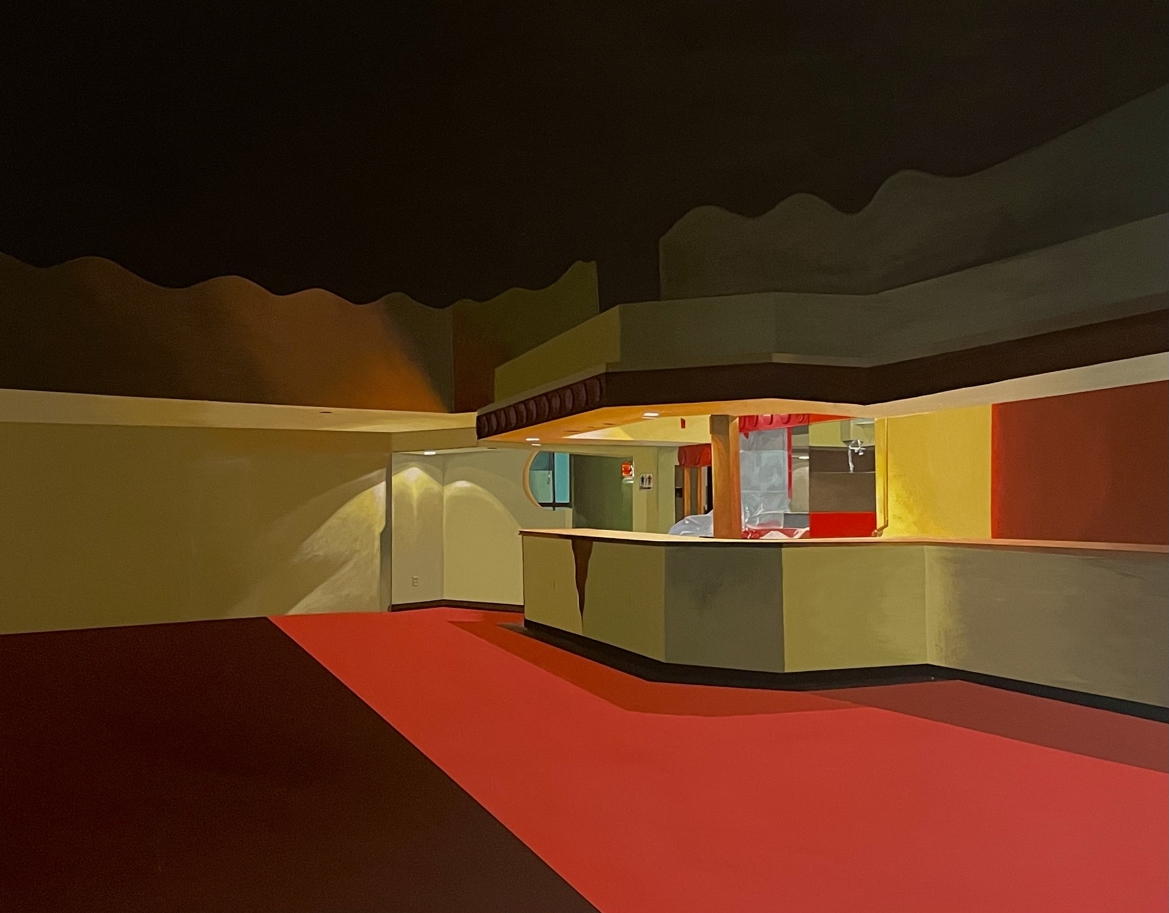 Concession | 36 x 48 inches | Acrylic on wood panel | SOLD