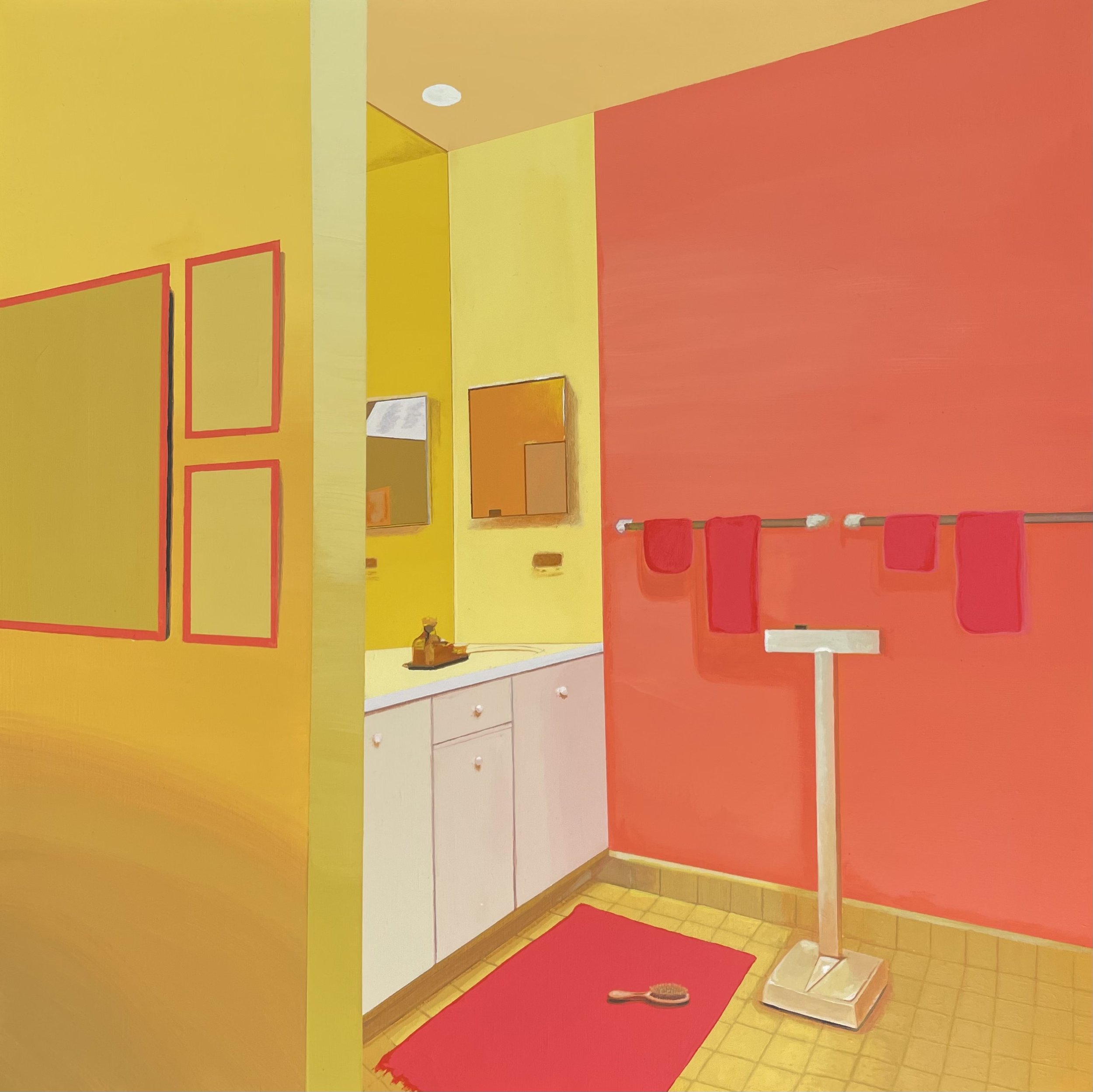 Habit | 18 x 18 inches | Acrylic on wood panel | SOLD