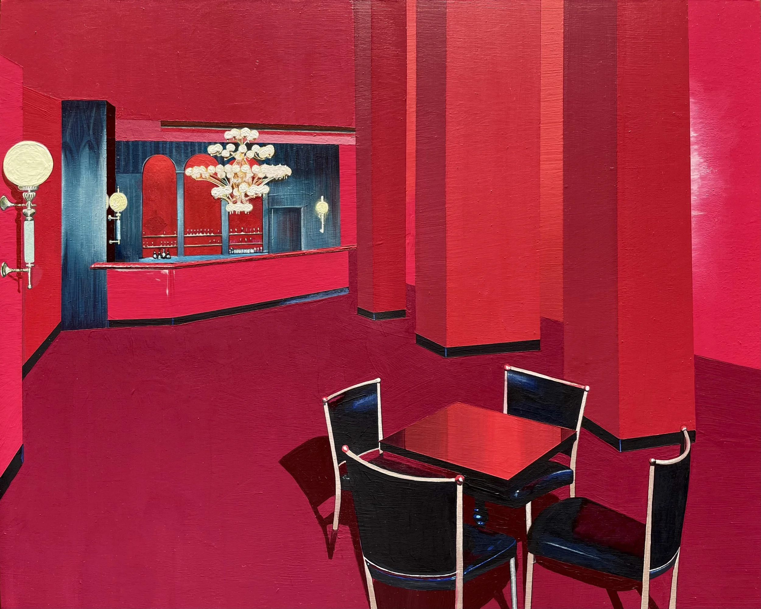 Suspension | 16 x 20 inches | Acrylic on wood panel | SOLD