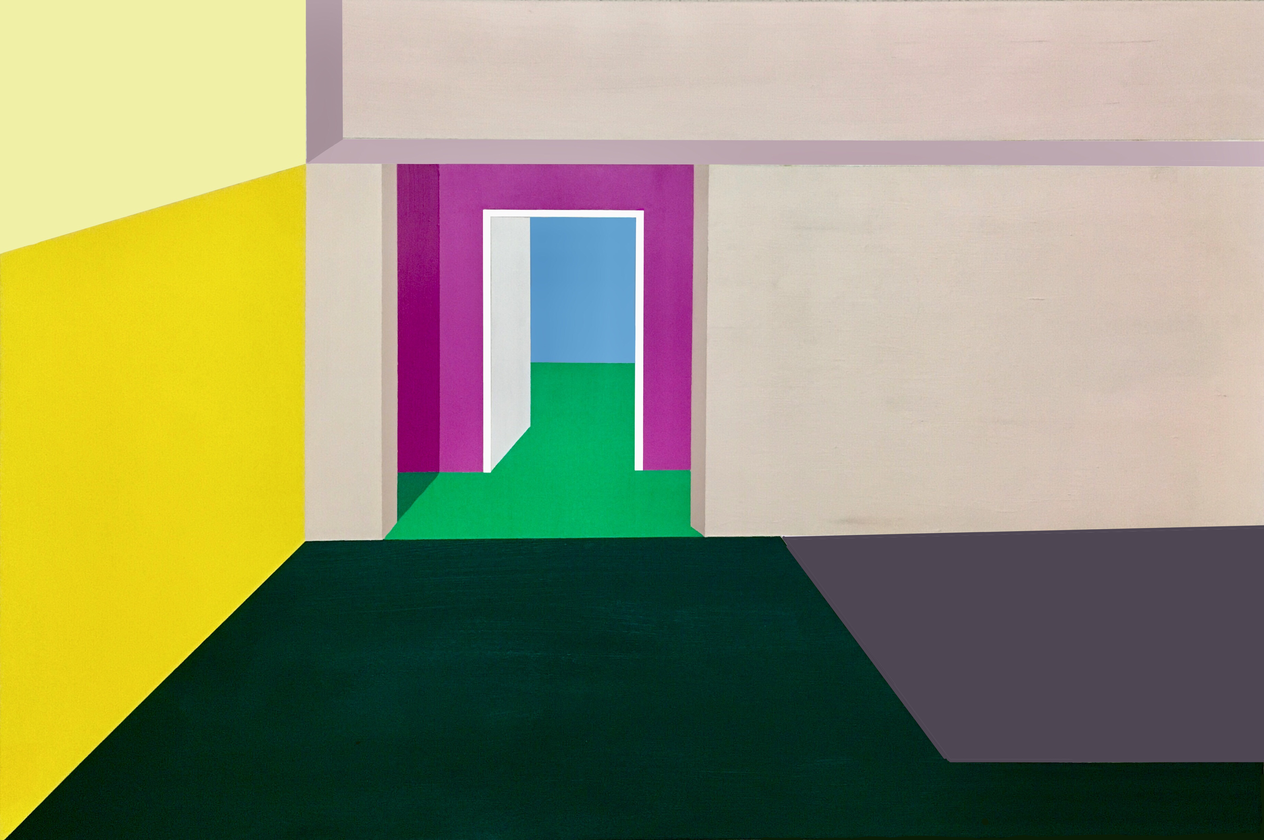 Untitled | 24 x 36 inches | Acrylic on wood panel | SOLD